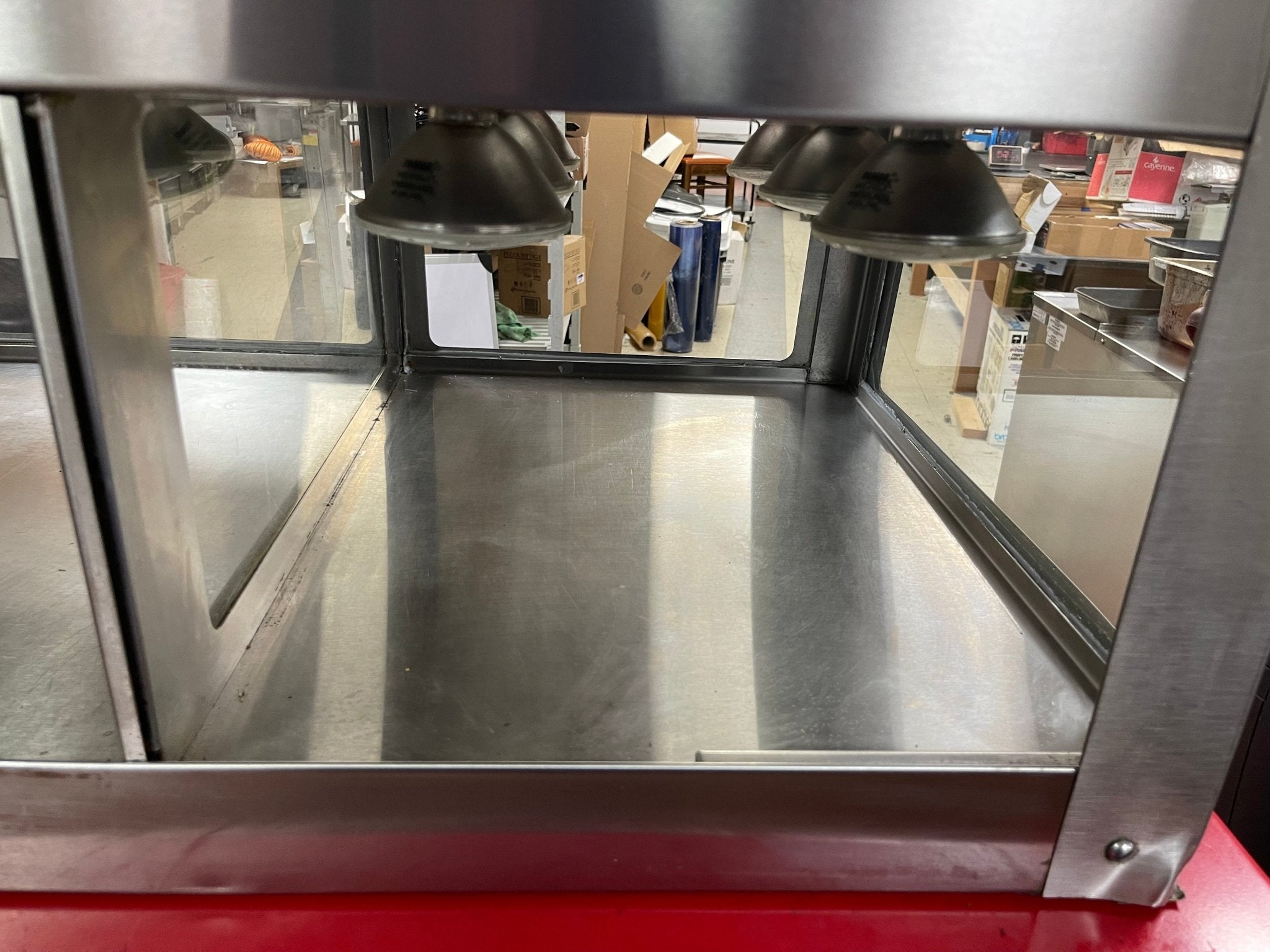 Used 2017 Resfab WD - 17A 2 Shelf 58" Heated Holding Warming Display Merchandiser 120V 38A - Falcon Restaurant Supply - 7