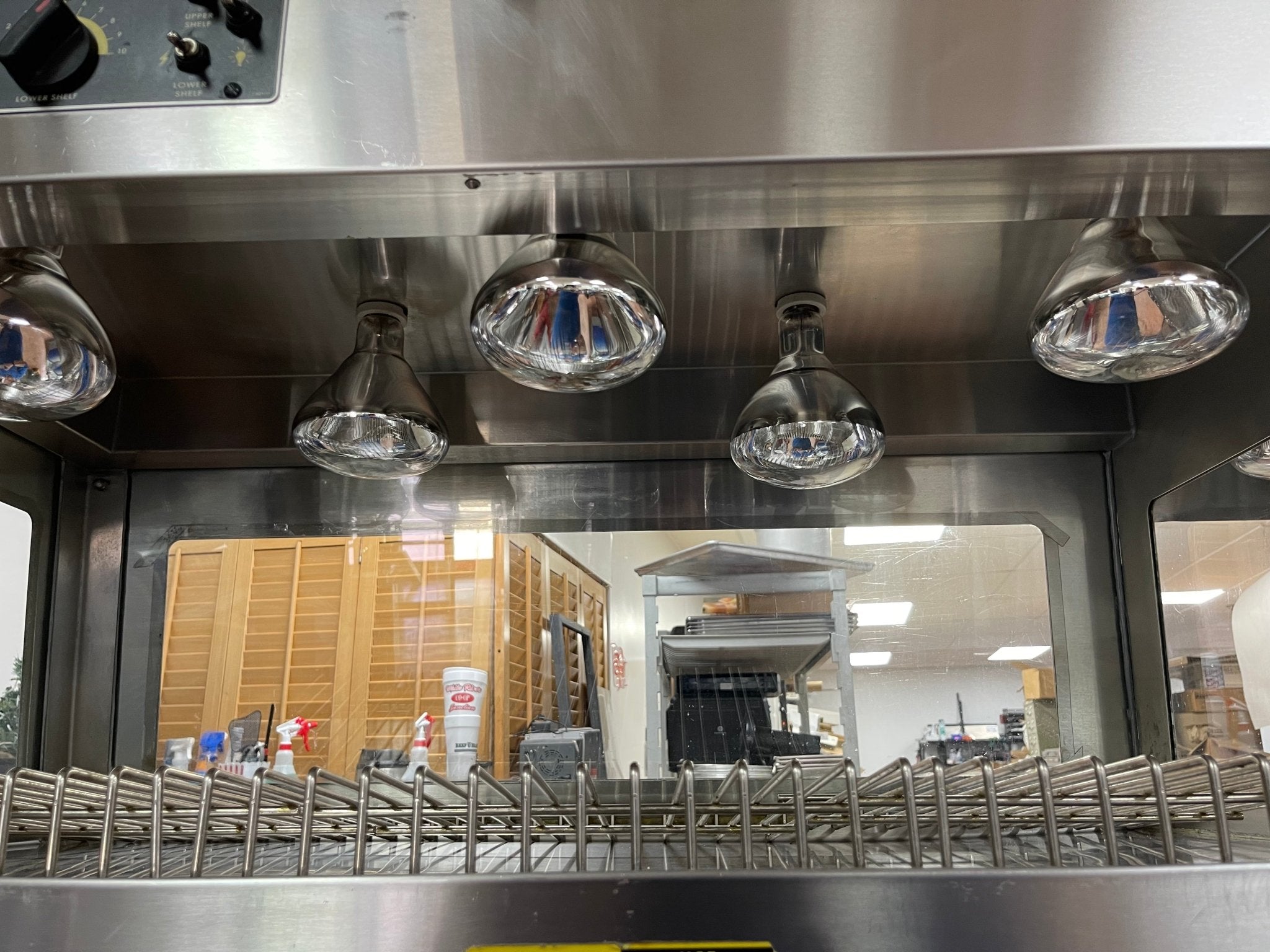 Used 2017 Resfab WD - 17A 2 Shelf 58" Heated Holding Warming Display Merchandiser 120V 38A - Falcon Restaurant Supply - 9