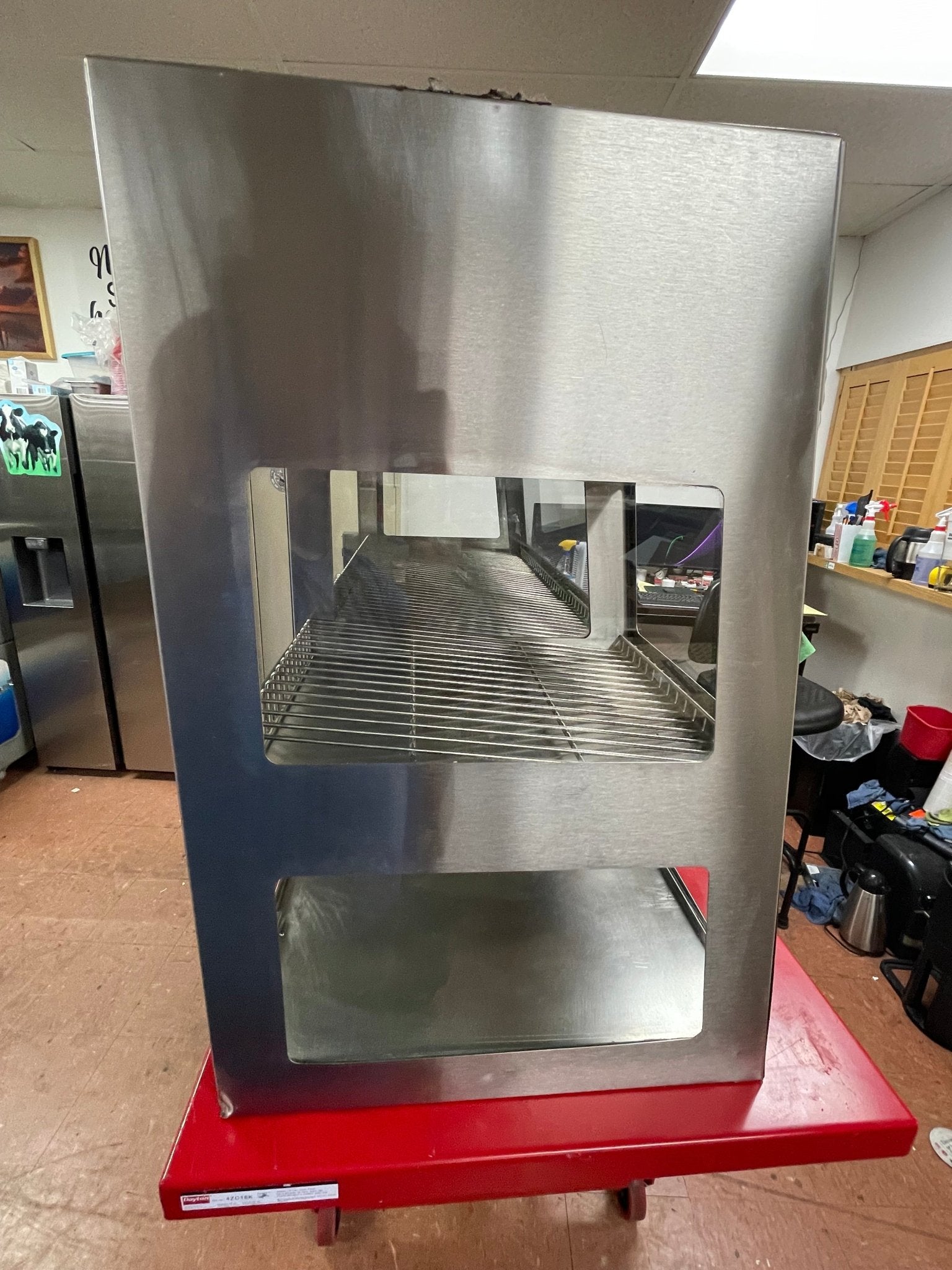 Used 2017 Resfab WD - 17A 2 Shelf 58" Heated Holding Warming Display Merchandiser 120V 38A - Falcon Restaurant Supply - 13