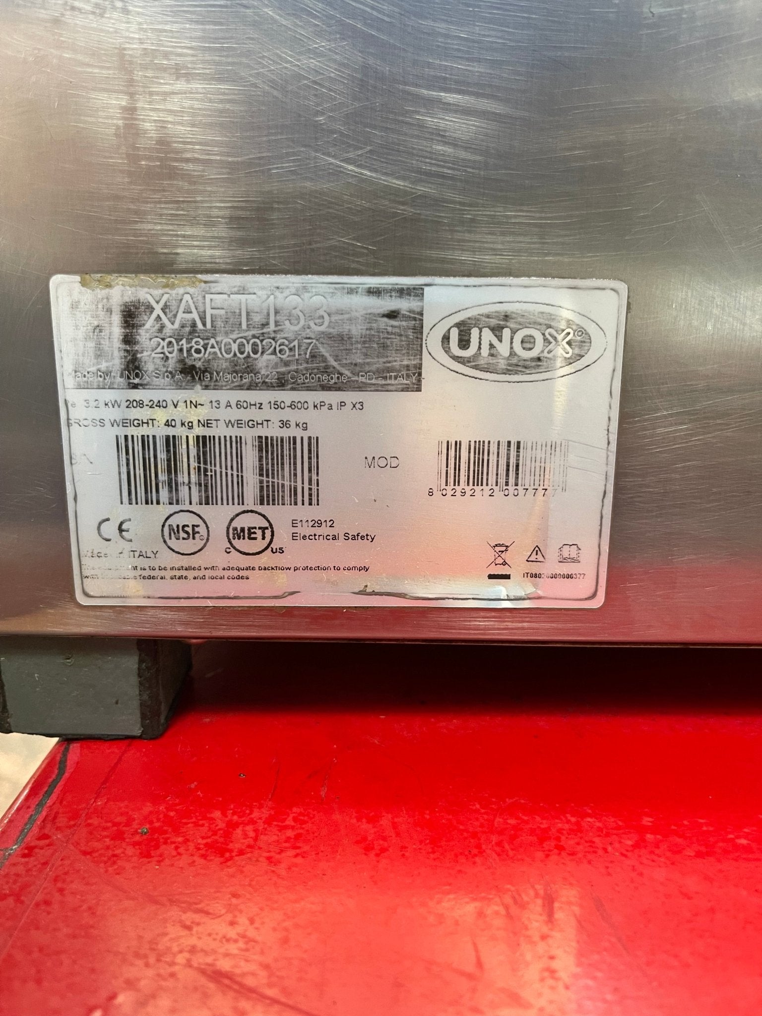 Used Cadco Arianna 4 - Shelf Half Size Countertop Convection Oven 220V - Falcon Restaurant Supply - 11