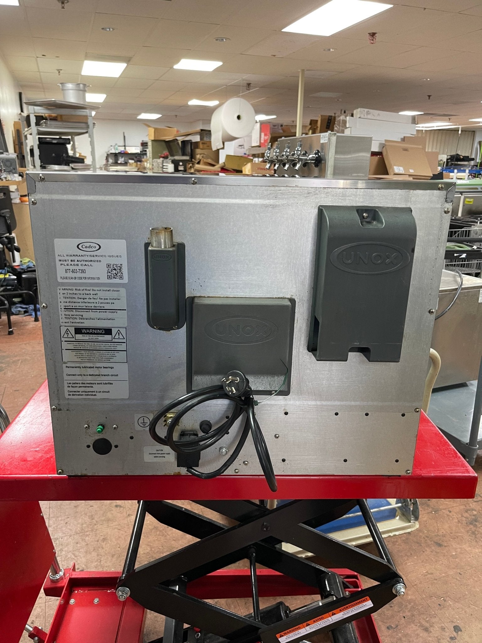 Used Cadco Arianna 4 - Shelf Half Size Countertop Convection Oven 220V - Falcon Restaurant Supply - 5