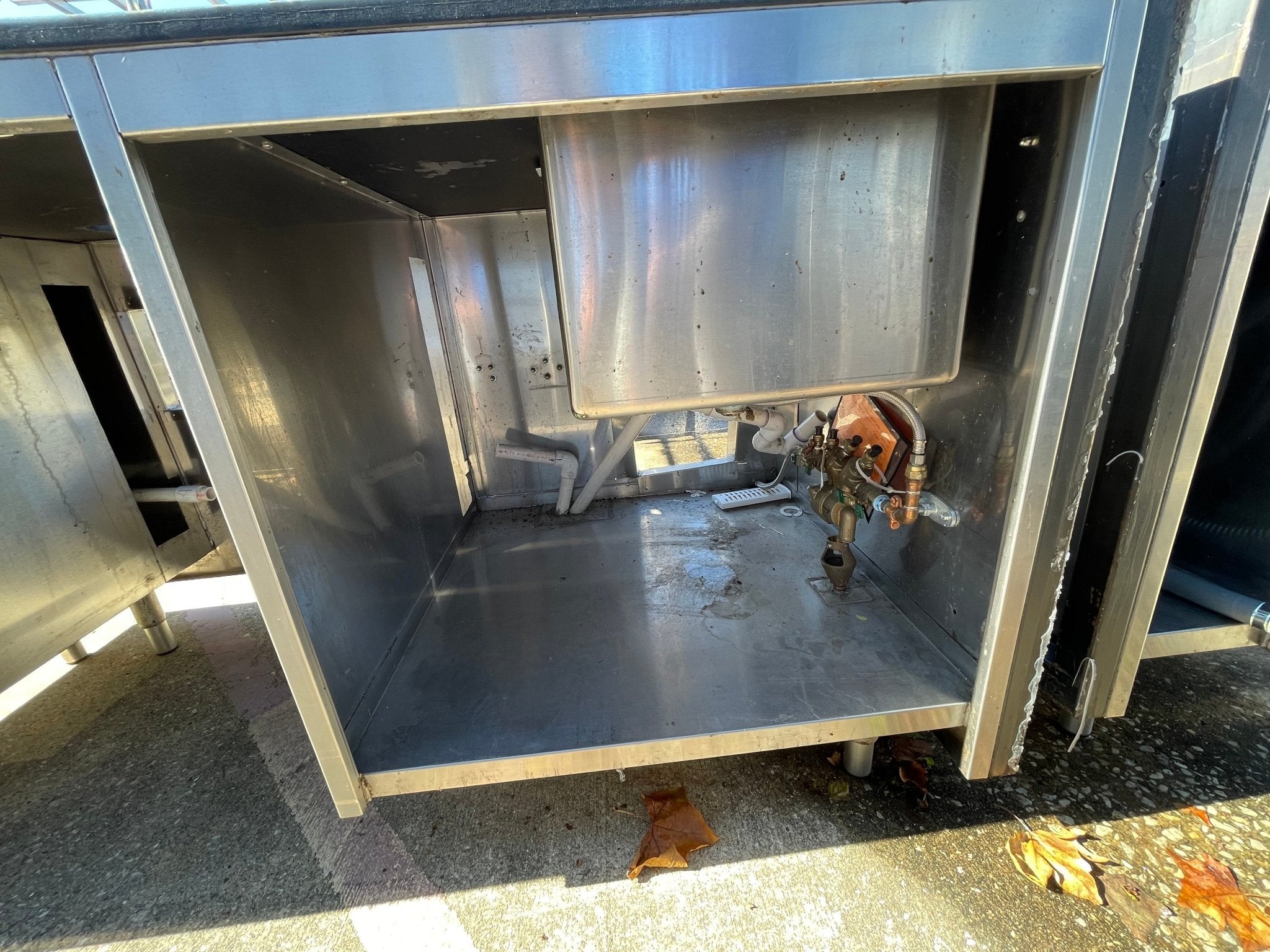 Used 78" BSI Custom Built Composite Table with Sink and Ice Bin - SS6 - Falcon Restaurant Supply - 3