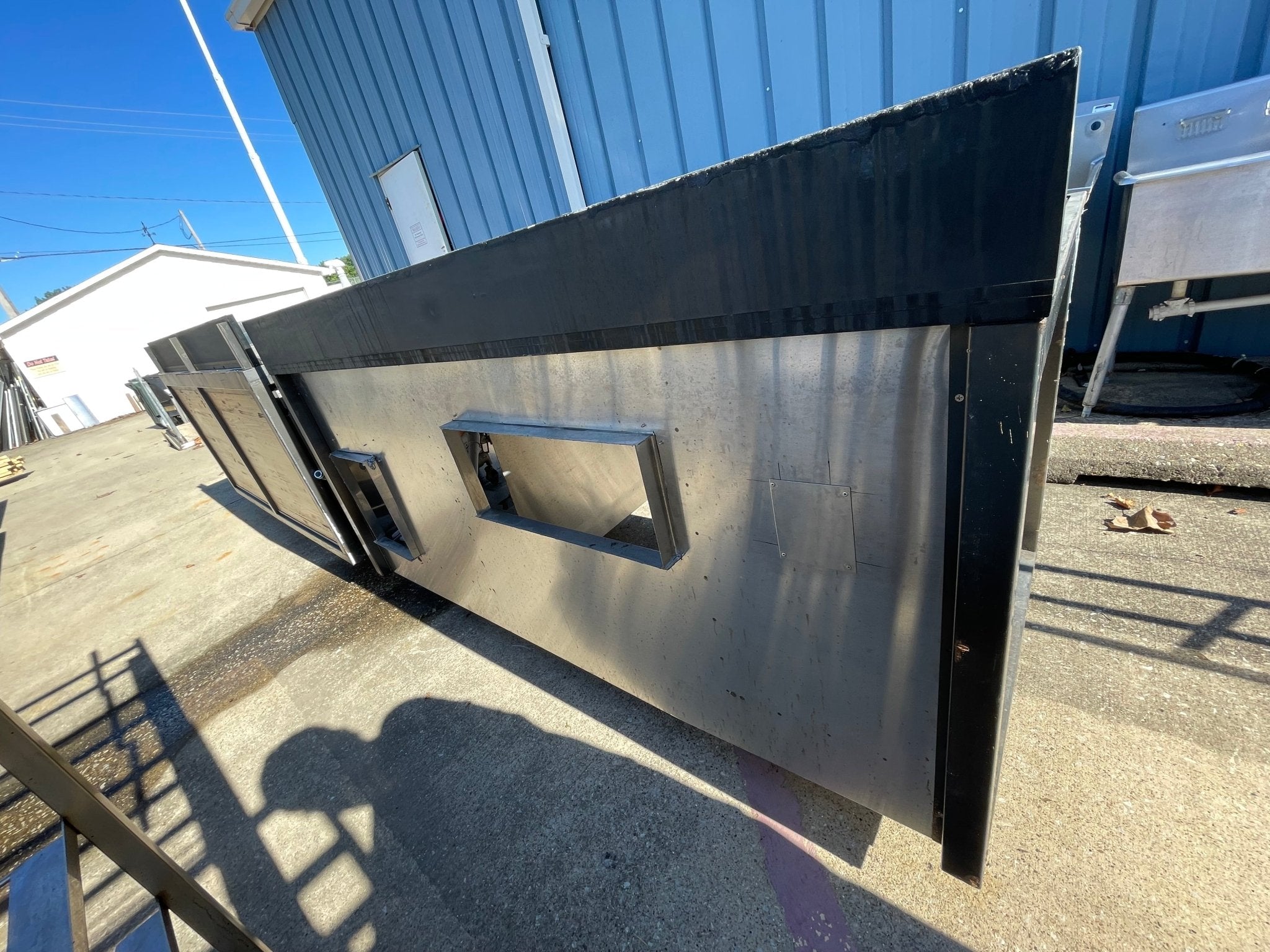 Used 78" BSI Custom Built Composite Table with Sink and Ice Bin - SS6 - Falcon Restaurant Supply - 9