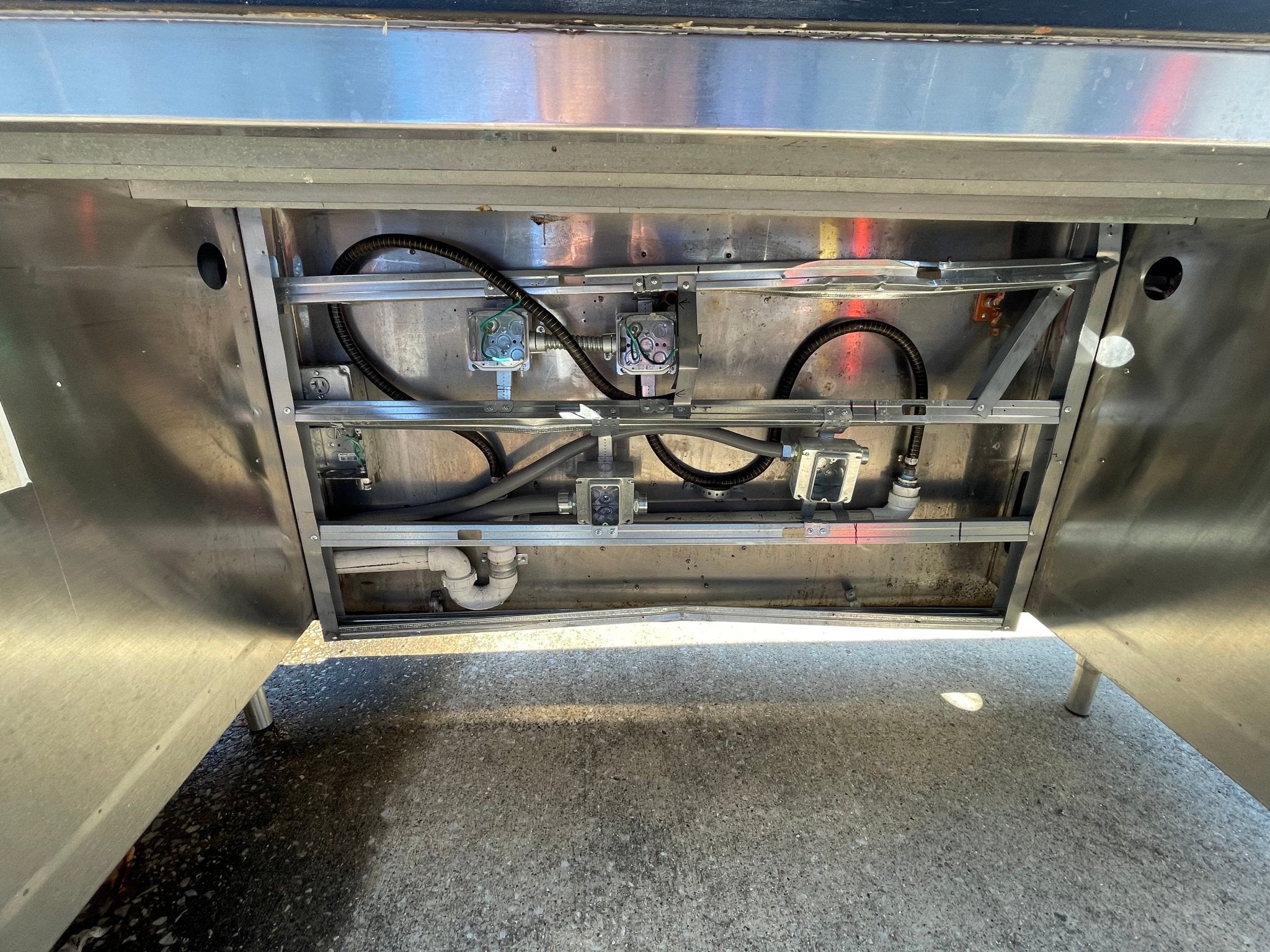 Used 78" BSI Custom Built Composite Table/Counter - Falcon Restaurant Supply - 3