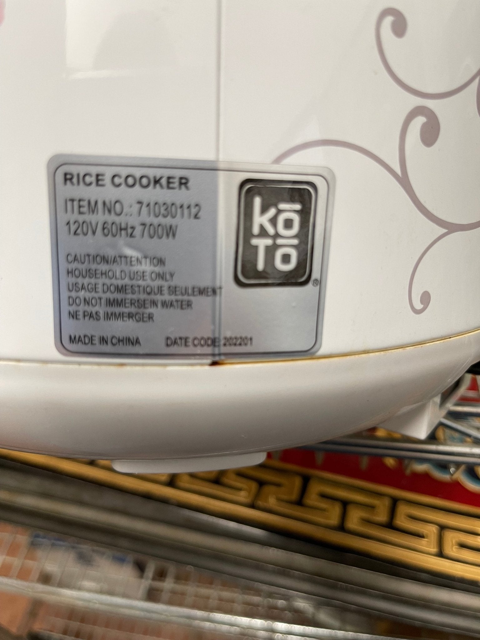 Used KOTO Electric Rice Cooker 10 Cups 120V - Falcon Restaurant Supply - 7