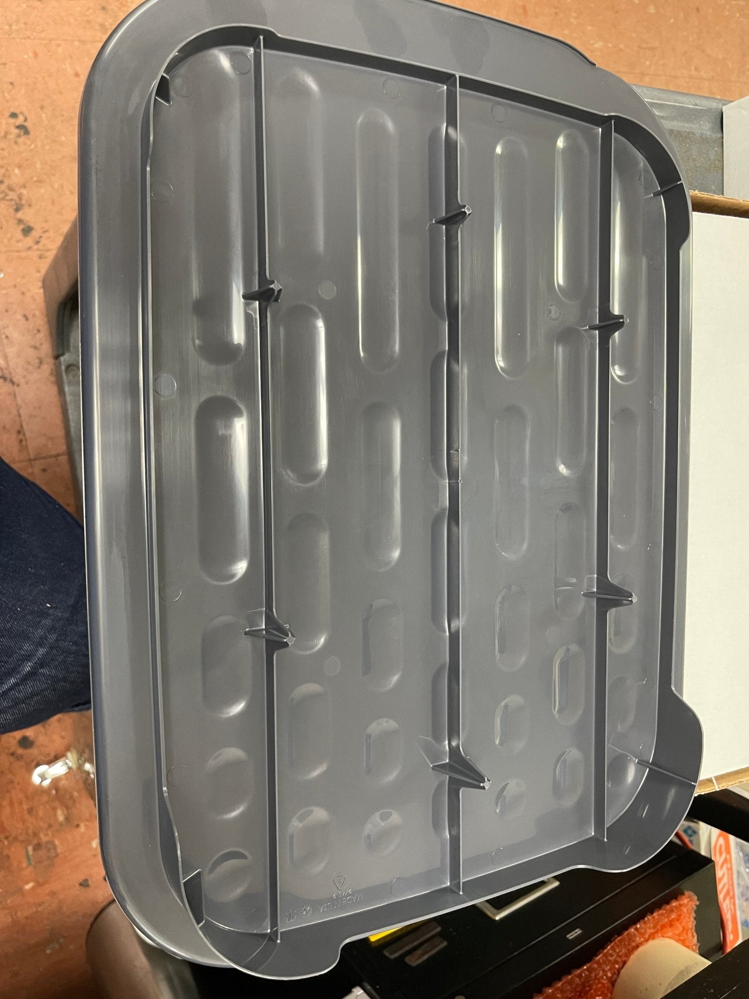 New Rubbermaid 2166709 Antimicrobial Dish Drain Drying Board for Sink - Falcon Restaurant Supply - 2