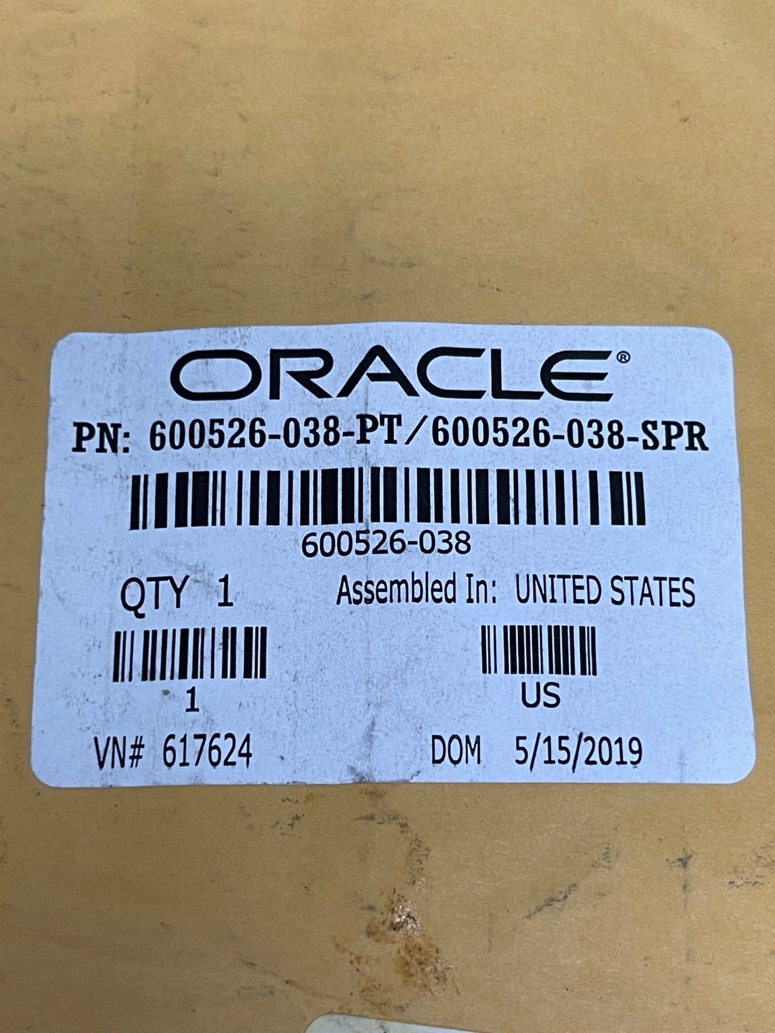 New Oracle 600526-038 Flat Panel Accessory Mount for Kitchen Display Systems