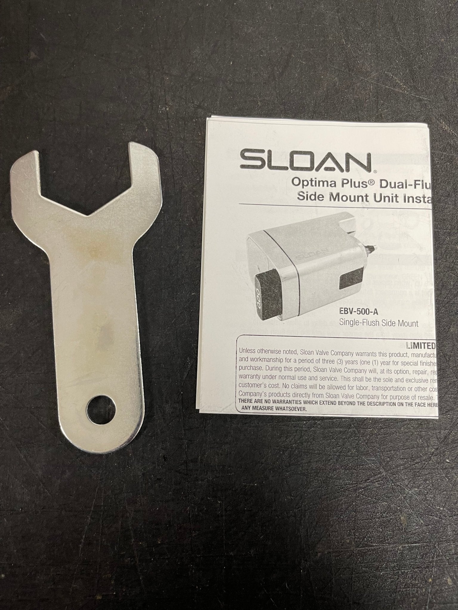 New Sloan EBV - 500 - A Exposed Side Mount Sensor Urinal Flushometer Valve - Falcon Restaurant Supply - 3