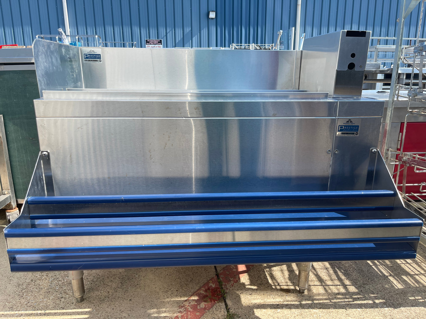 Used Advance Tabco Prestige Series Stainless Steel Underbar Ice Bin with 10-Circuit Cold Plate - SS67