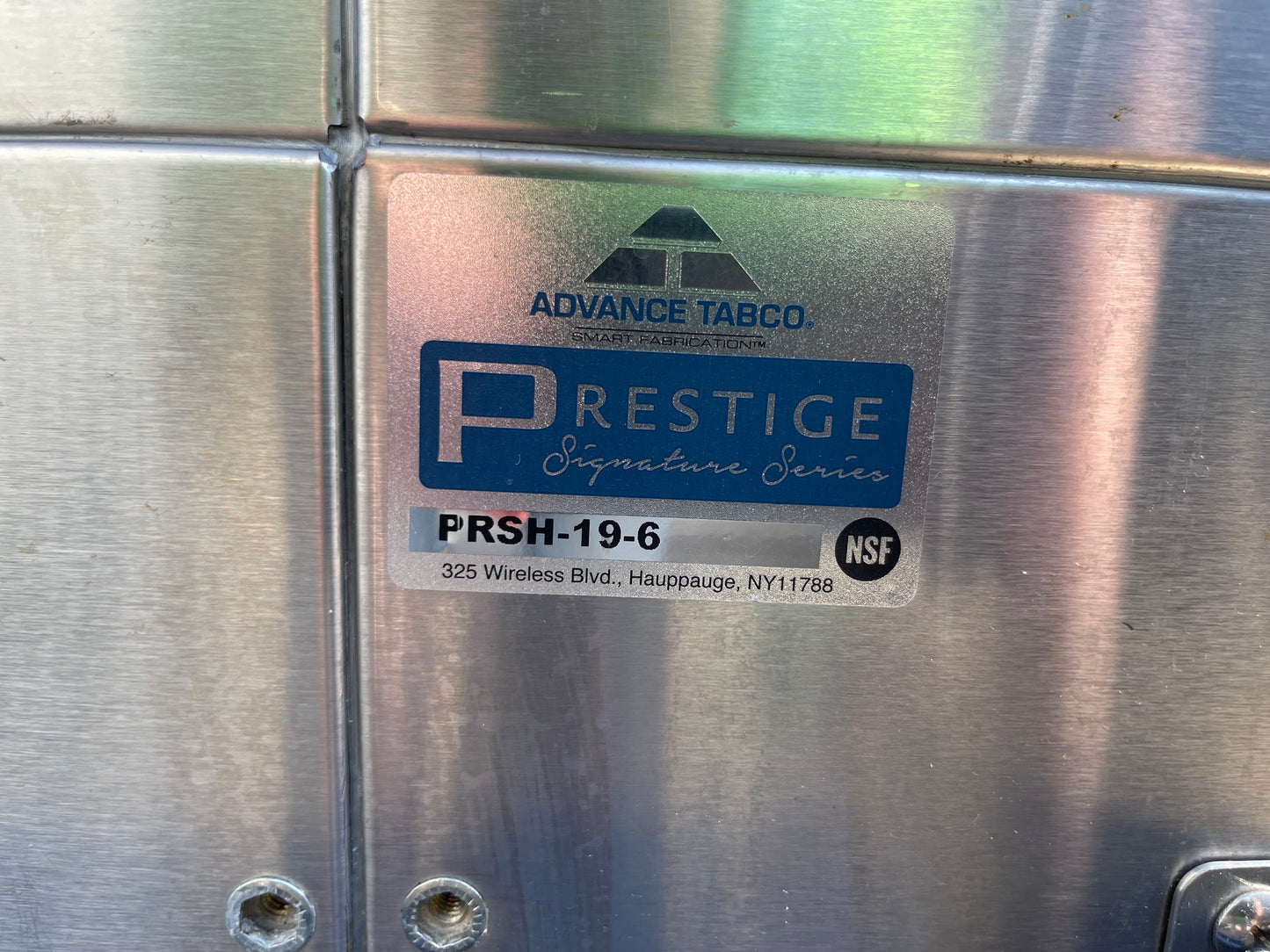 Advance Tabco Prestige Series Stainless Steel Underbar Ice Bin with 10-Circuit Cold Plate - SS67