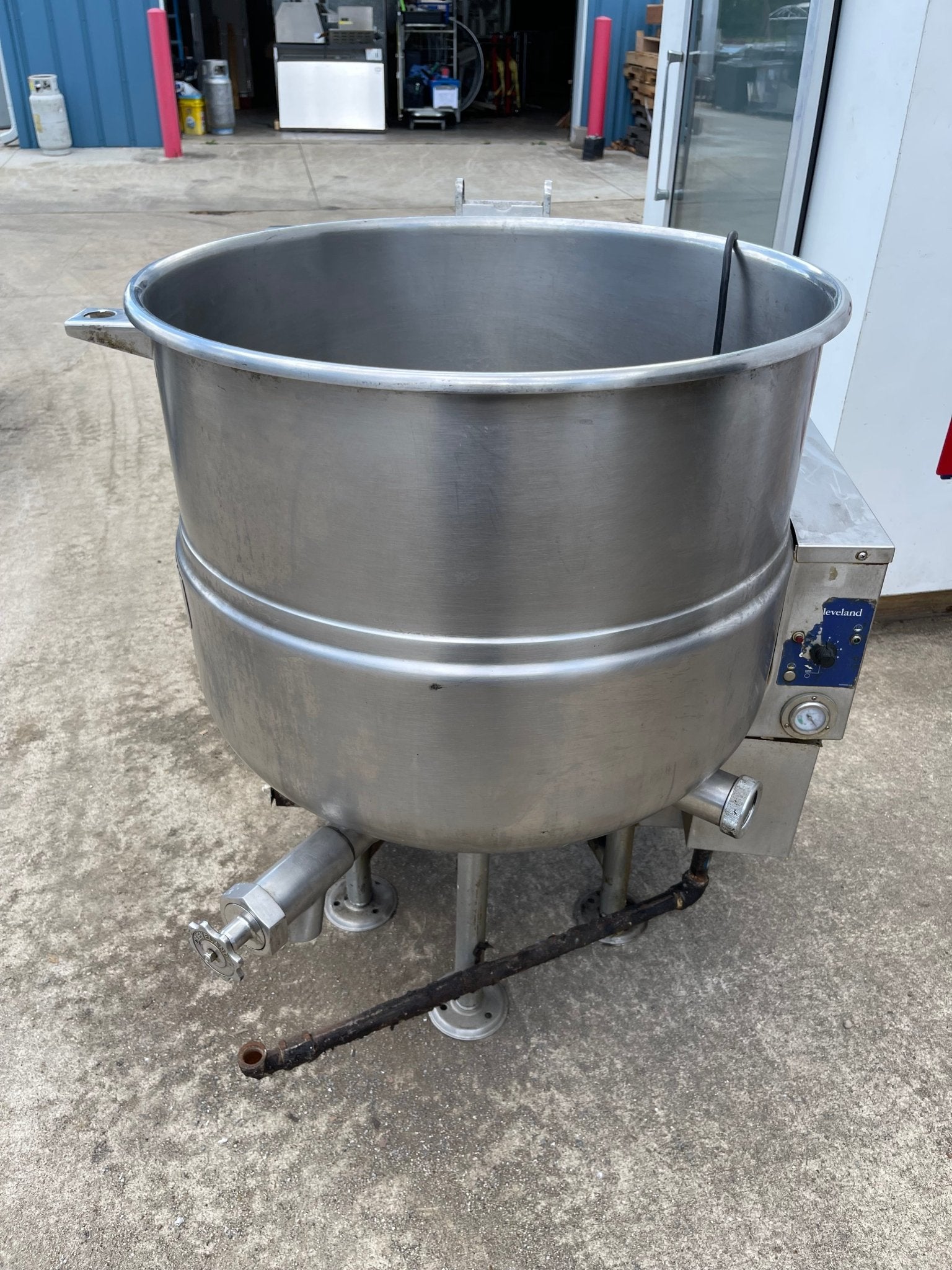 Used Cleveland KGL40 40 gal Commercial Steam Kettle Natural Gas AS IS - Falcon Restaurant Supply - 8