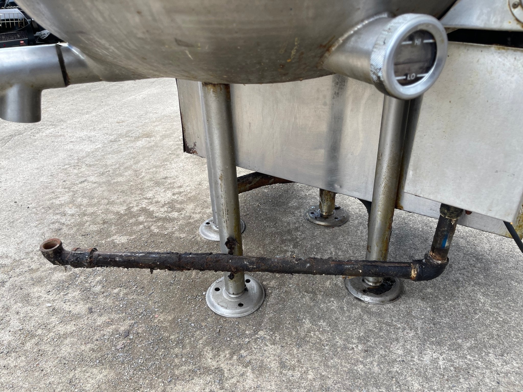 Used Cleveland KGL40 40 gal Commercial Steam Kettle Natural Gas AS IS - Falcon Restaurant Supply - 10