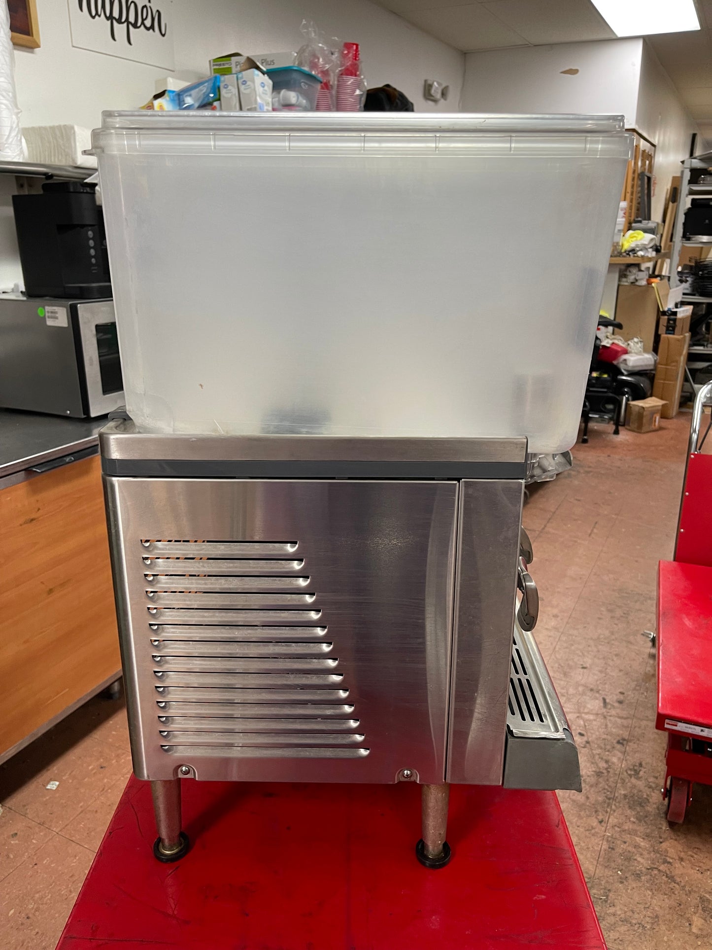 Used Crathco CS-4E Classic Bubbler Series Quad 2.4 Gallon Stainless Steel Refrigerated Drink Dispenser