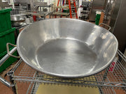 Used 27"X 7" Aluminum Mixing Bowl with Handles - Falcon Restaurant Supply - 1