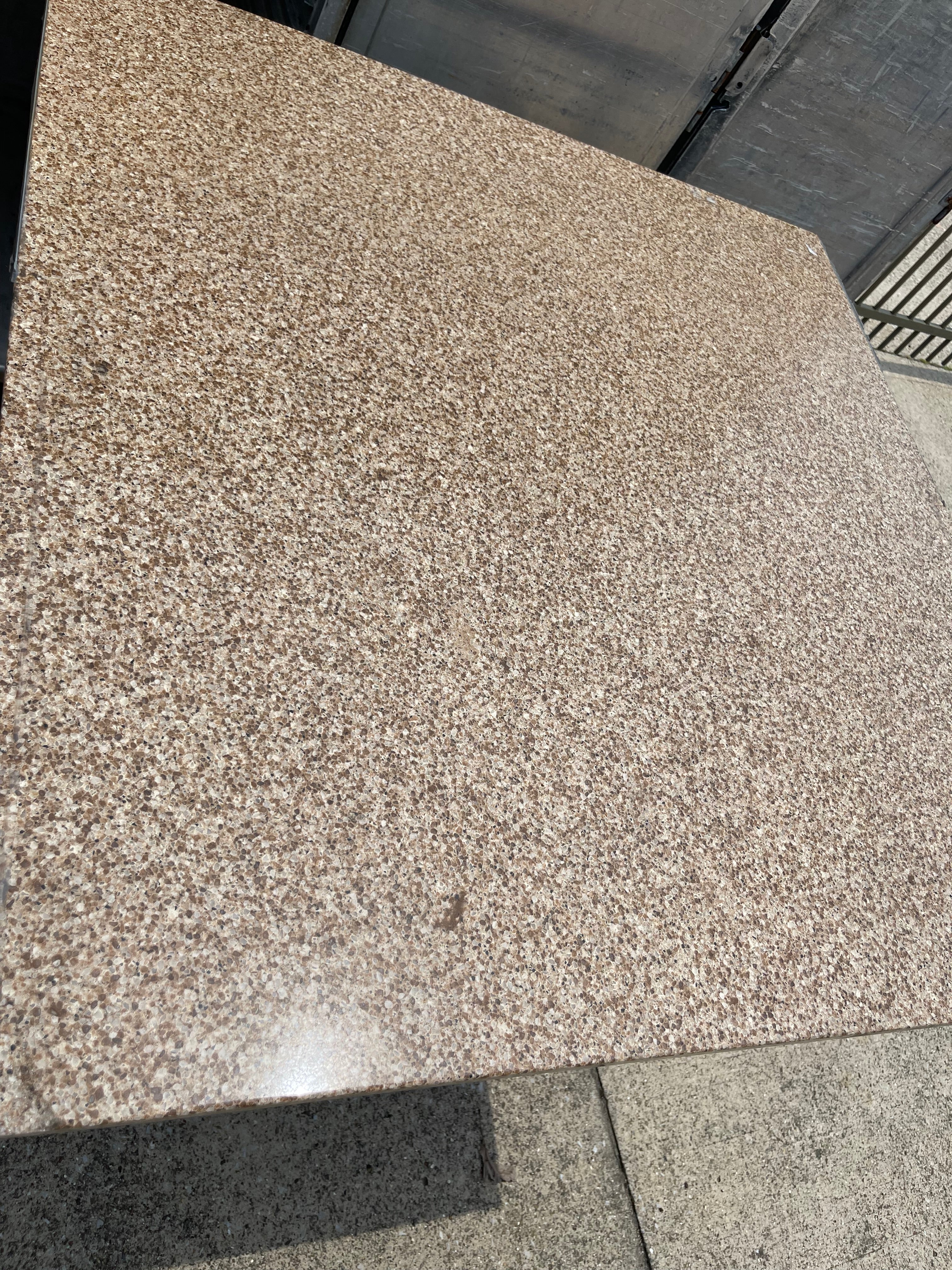 Used 41.5"x40" Stainless Steel Baking/Candy Table with 3/4" Marble Top - SS54