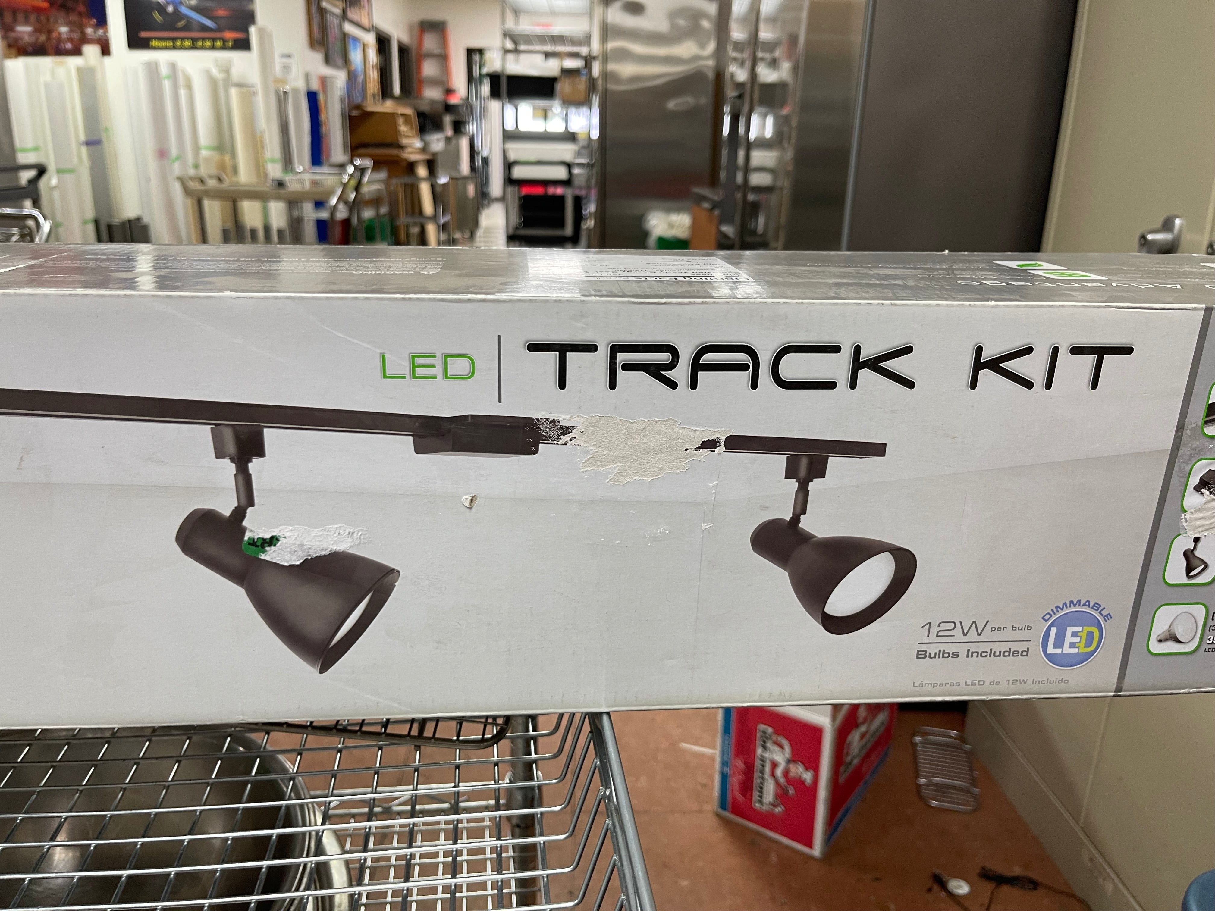 New Lithonia Lighting Series Track Kit 44" 3-Light Black LED Linear Track Lighting Kit