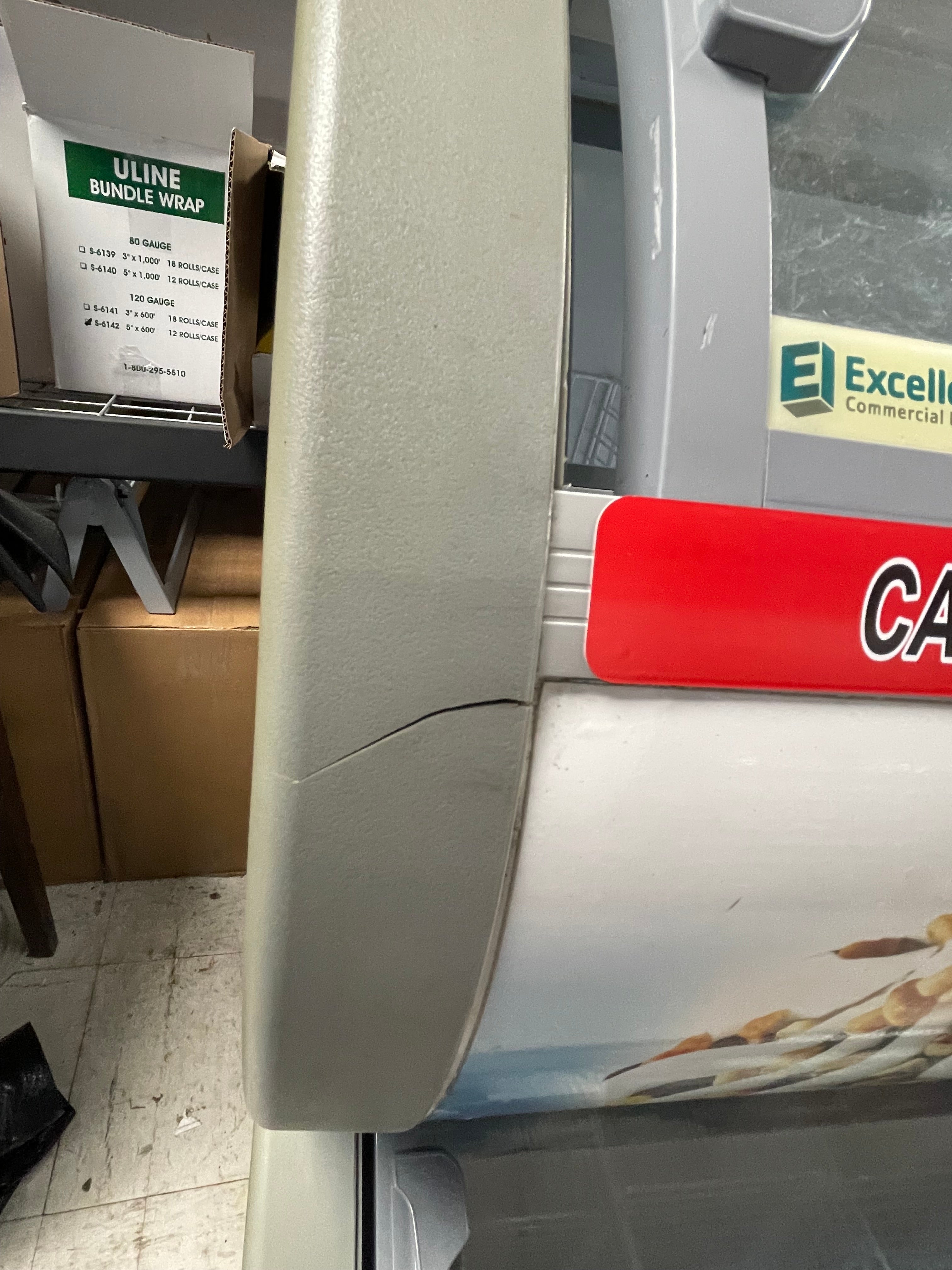 Used Excellence DS-48 Double Stack Ice Cream Freezer Merchandising Display 120V - JS