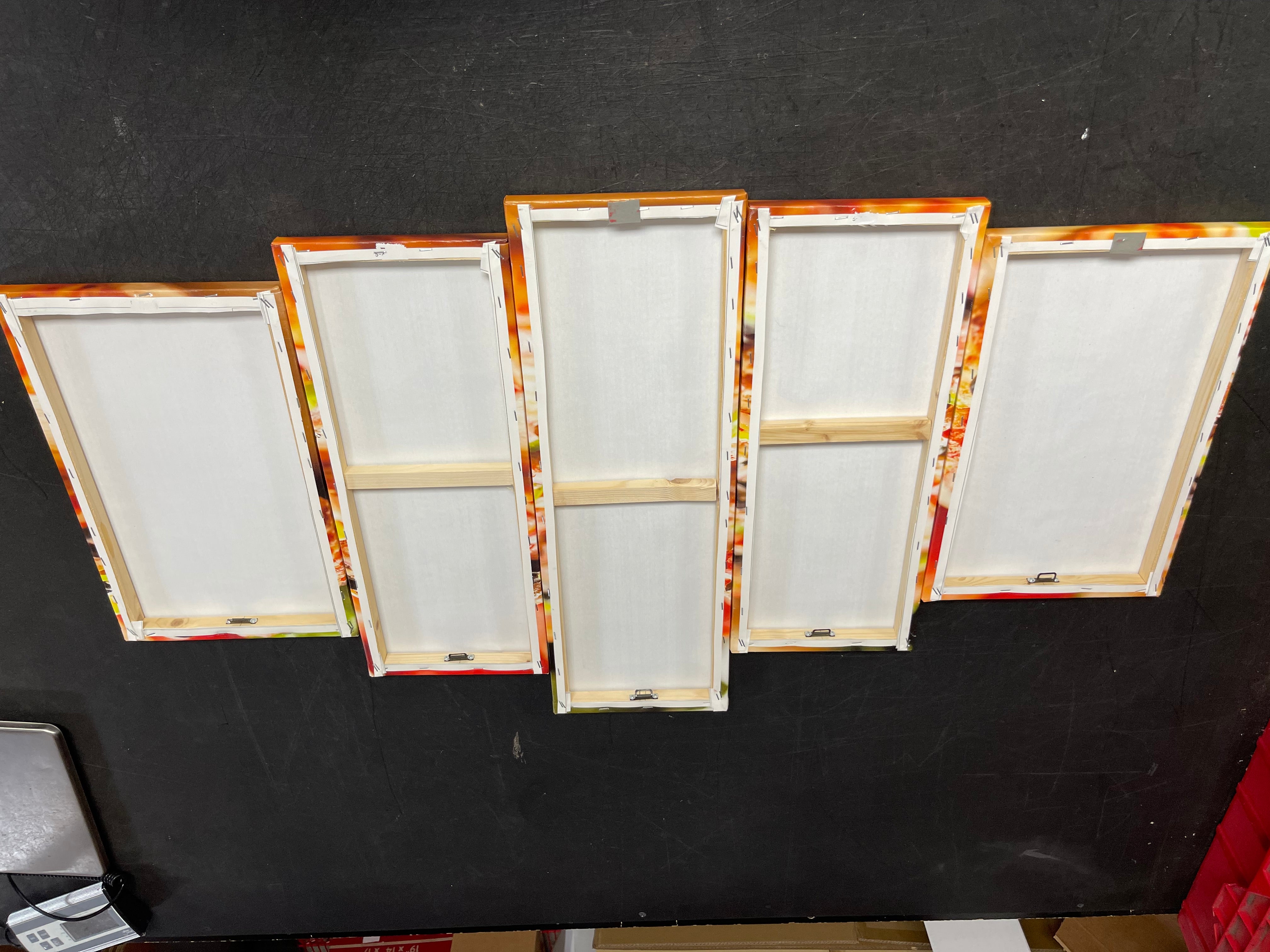 Used Large 40" Pizza Vinyl Wall Picture