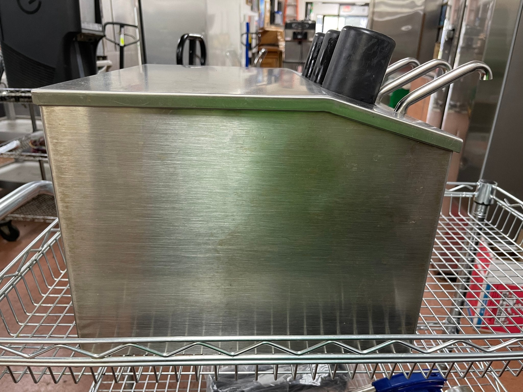 Used Automatic Bar Controls Stainless Steel Countertop Condiment Dispenser - Falcon Restaurant Supply - 3