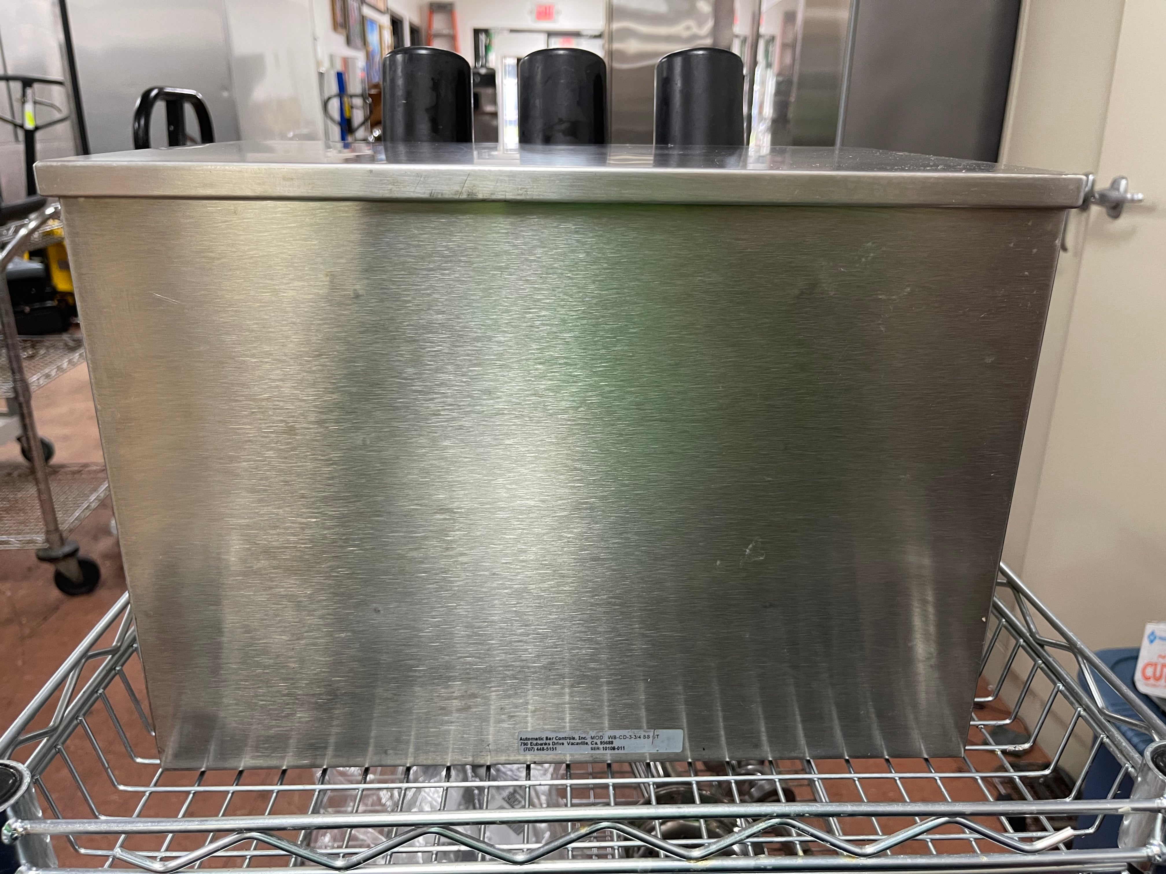 Used Automatic Bar Controls Stainless Steel Countertop Condiment Dispenser