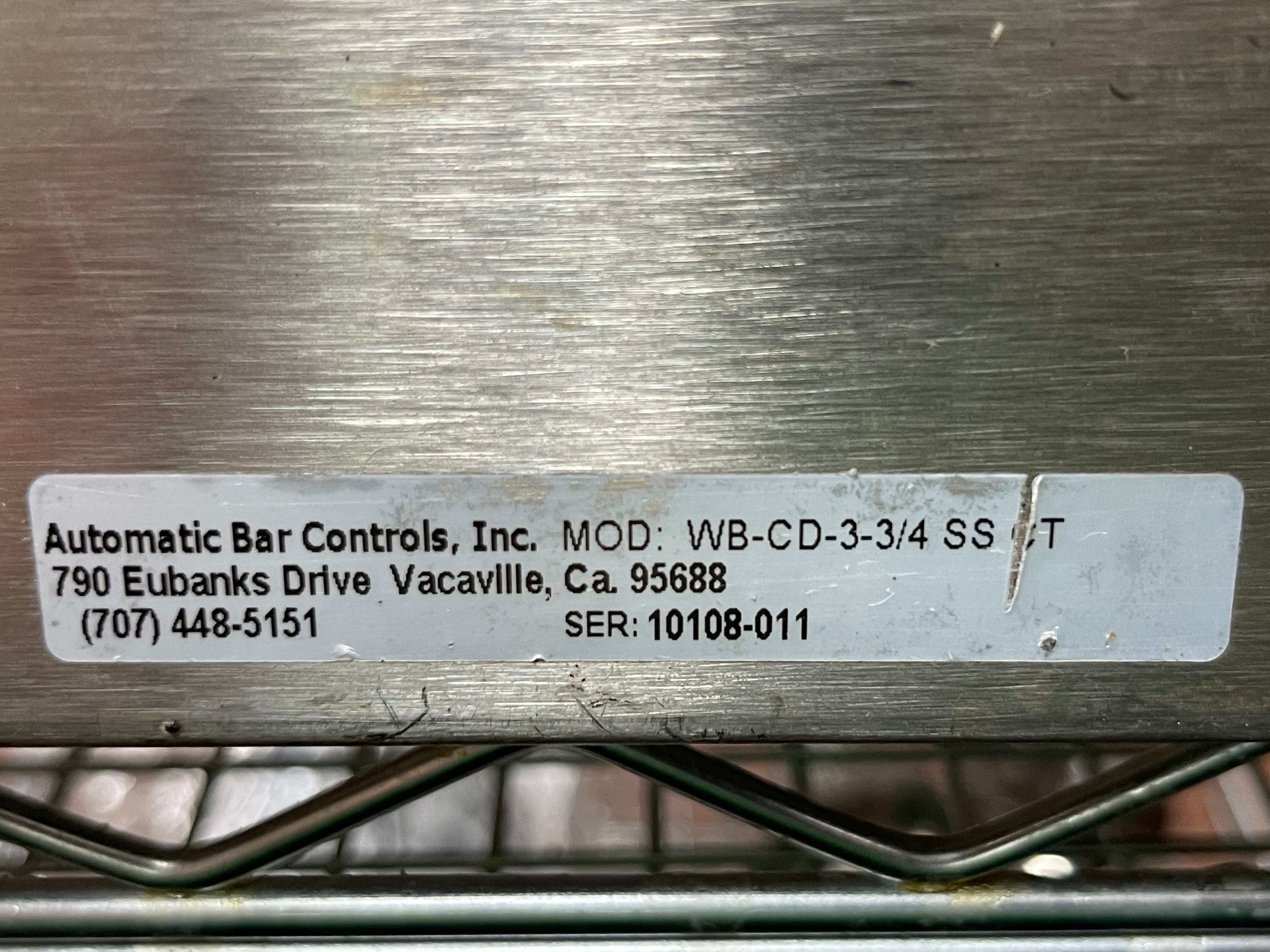 Used Automatic Bar Controls Stainless Steel Countertop Condiment Dispenser