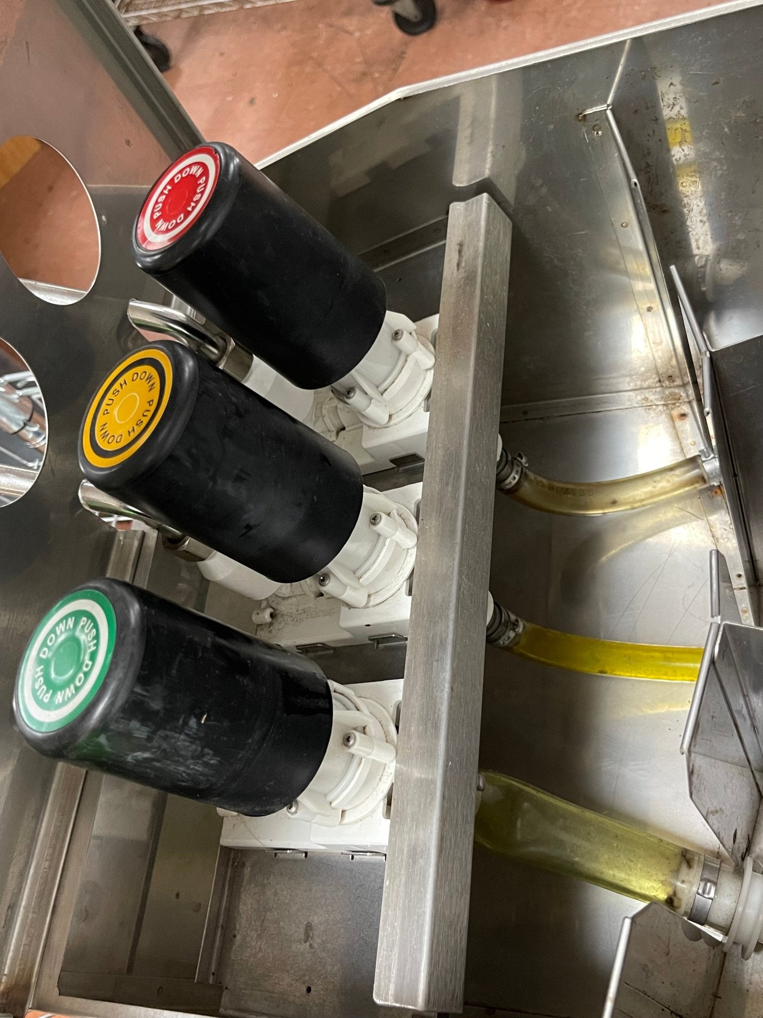 Used Automatic Bar Controls Stainless Steel Countertop Condiment Dispenser - Falcon Restaurant Supply - 7