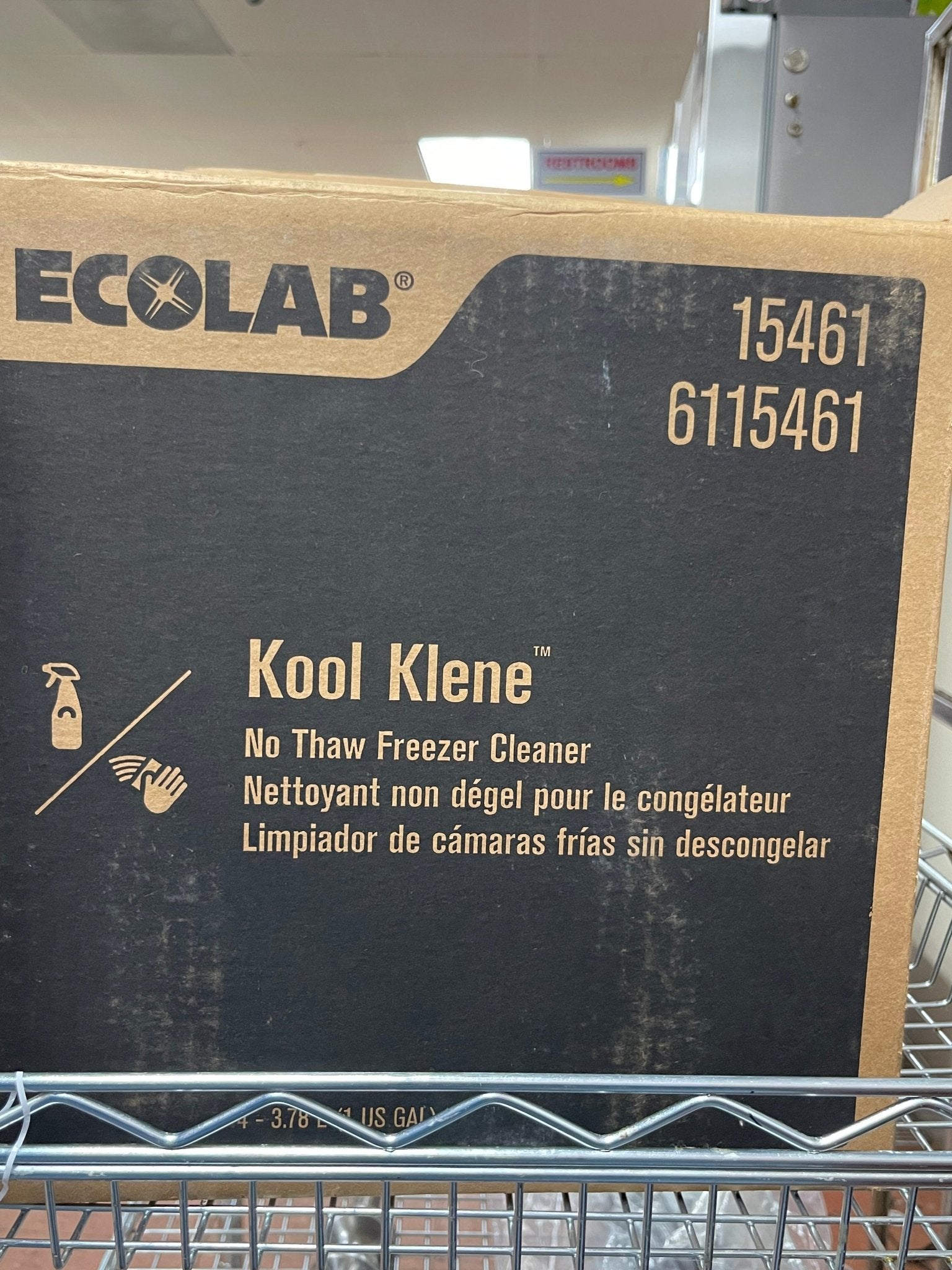 New Ecolab® Kool Klene No Thaw Commercial Freezer Refrigerator Cleaner - 4gal/Case - Falcon Restaurant Supply - 3