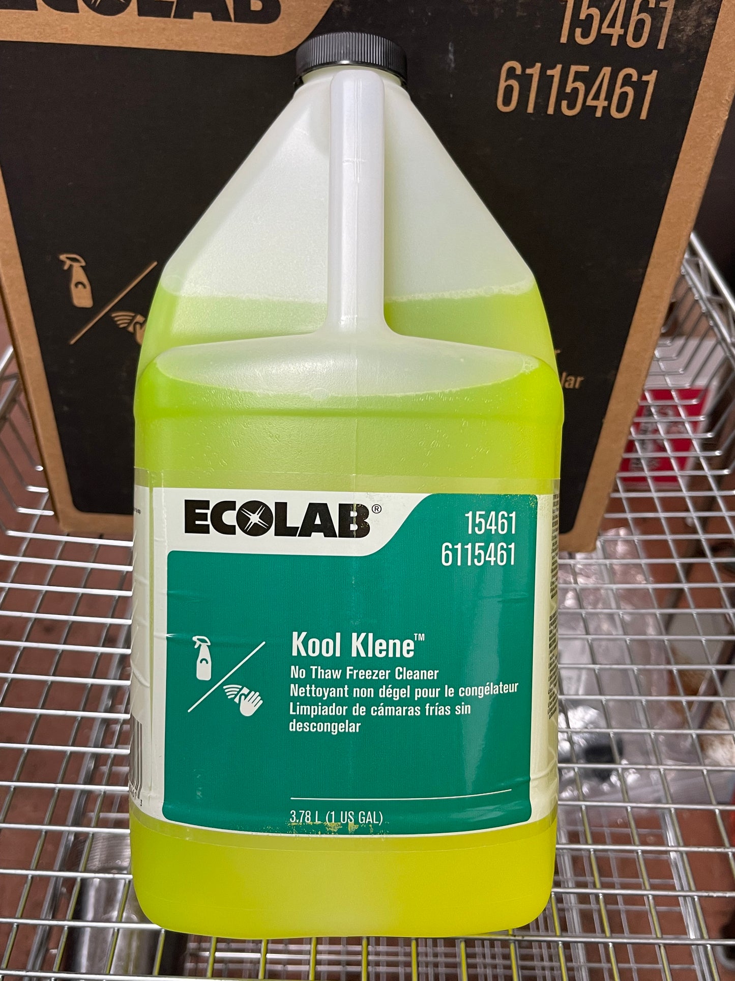 Ecolab® Kool Klene No Thaw Commercial Freezer Refrigerator Cleaner - 1 Gallon