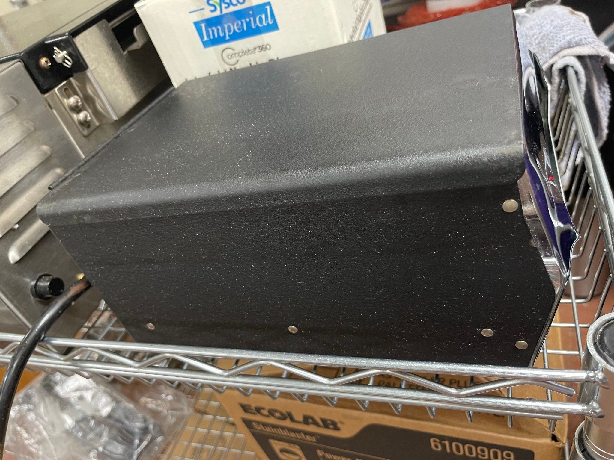 Used Fort James Black and Chrome Napkin Dispenser - Falcon Restaurant Supply - 3