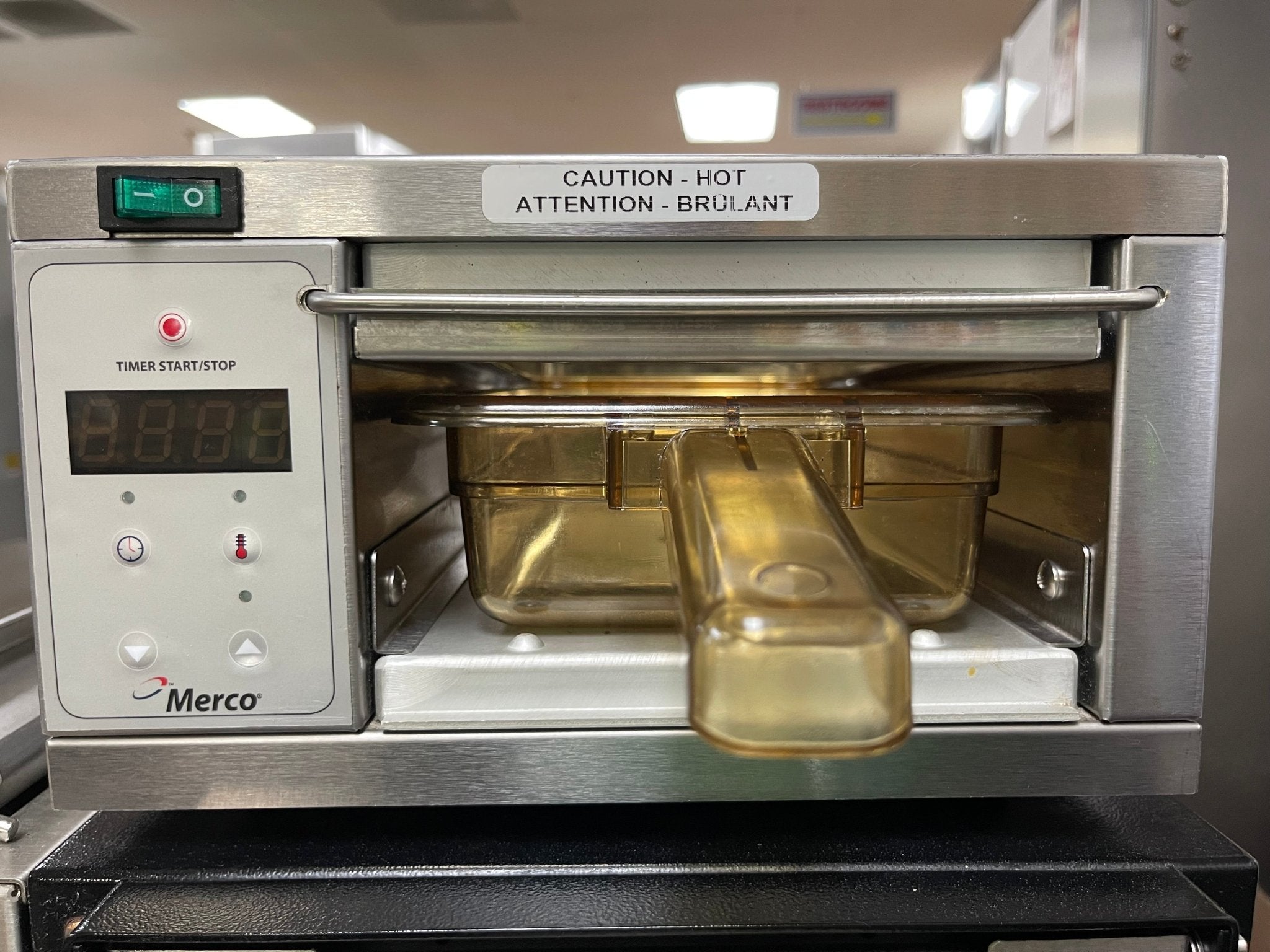 Used Merco MHC - 1 Heated Countertop Pass Thru Holding Cabinet Warmer 120V 360 Watt - Falcon Restaurant Supply - 1