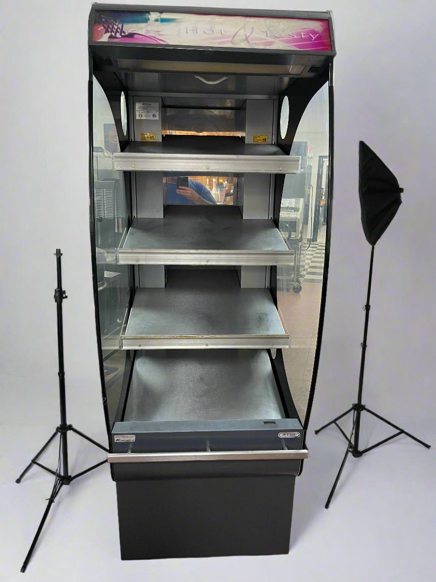 Used Fri Jado CLD25 Heated Grab & Go Air Curtain Merchandiser Display Warmer 220V