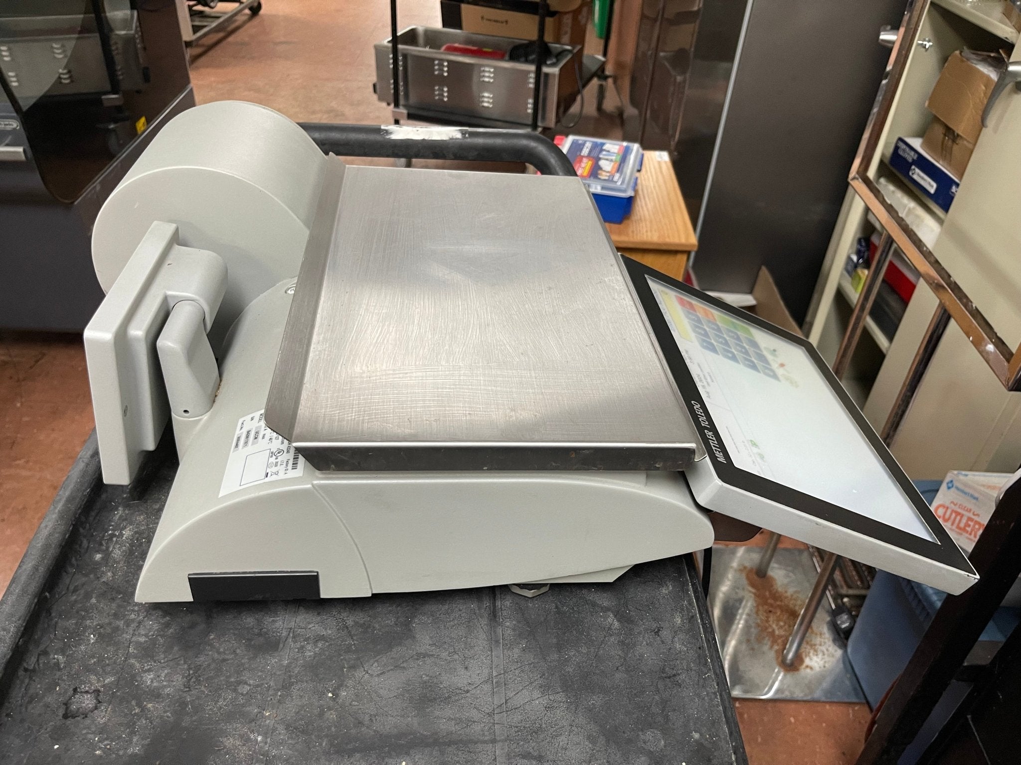 Used Toledo UCCW Smart Touch Counter Deli Produce Digital Scale with Printer 30lb