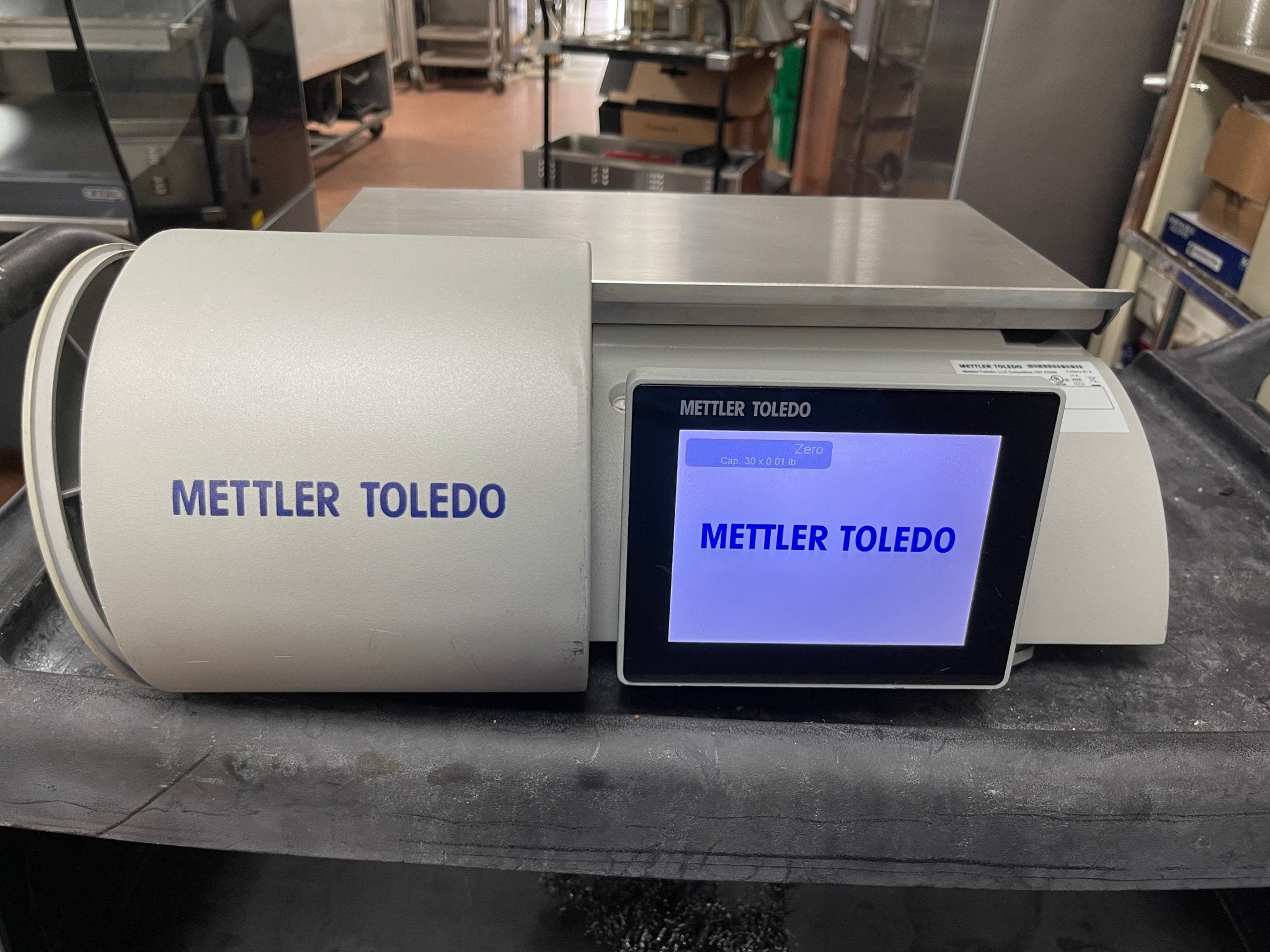 Used Toledo UCCW Smart Touch Counter Deli Produce Digital Scale with Printer 30lb