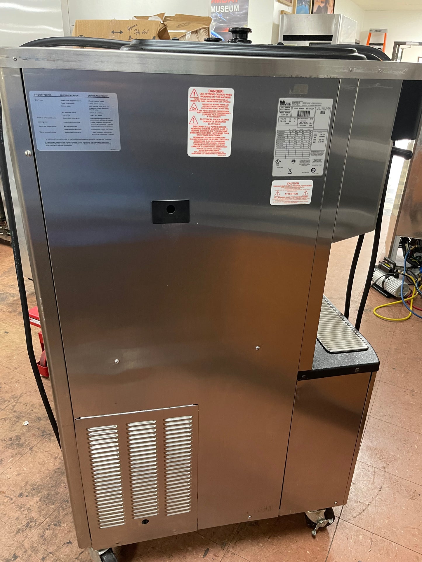 2018 Taylor C717-27 Soft Serve Freezer Twist Air Cooled Ice Cream Machine 1-Phase - JS