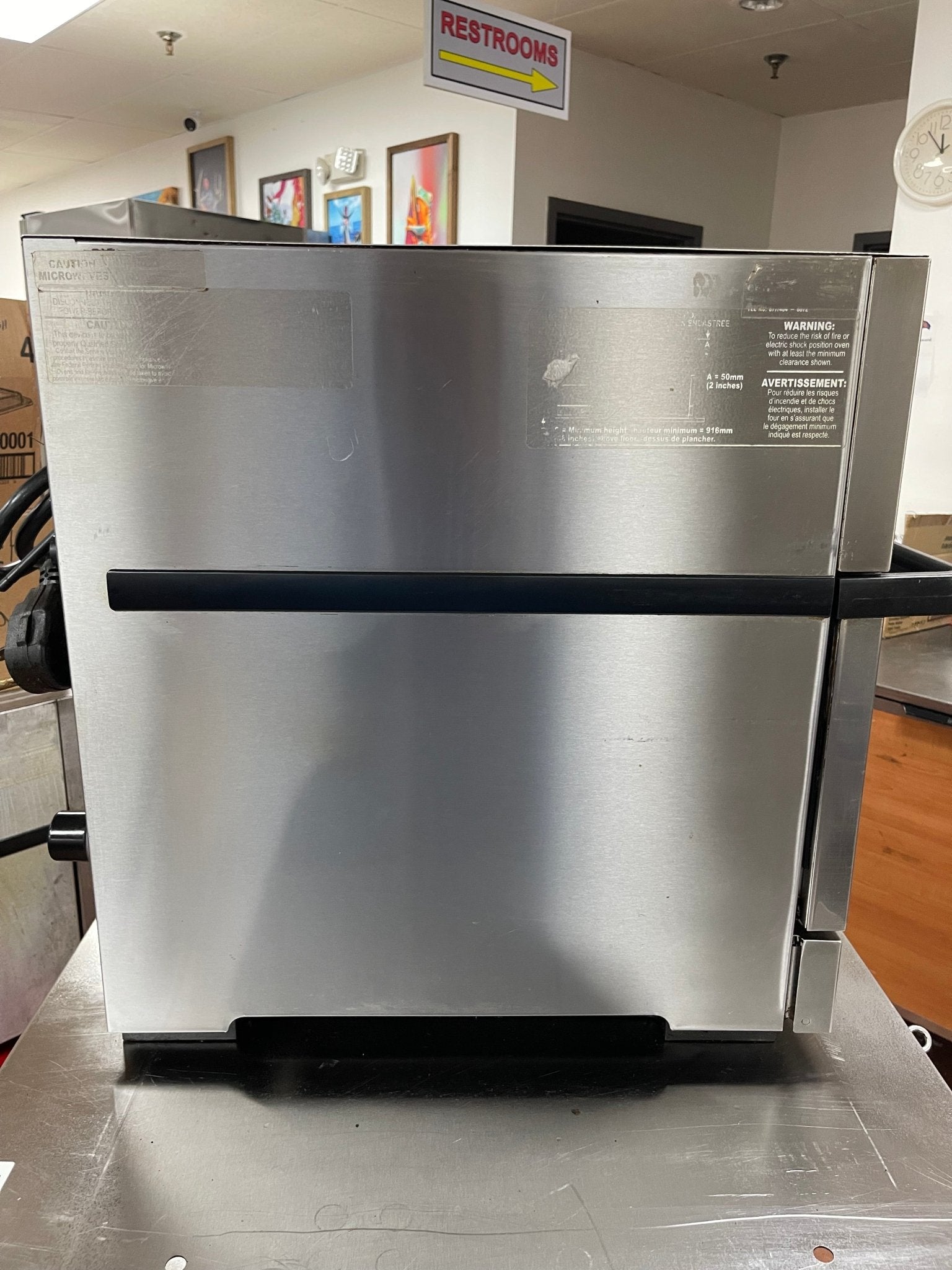 Used Merrychef eikon e2s Commercial High - Speed Countertop Accelerated Oven 220V - JS - Falcon Restaurant Supply - 8