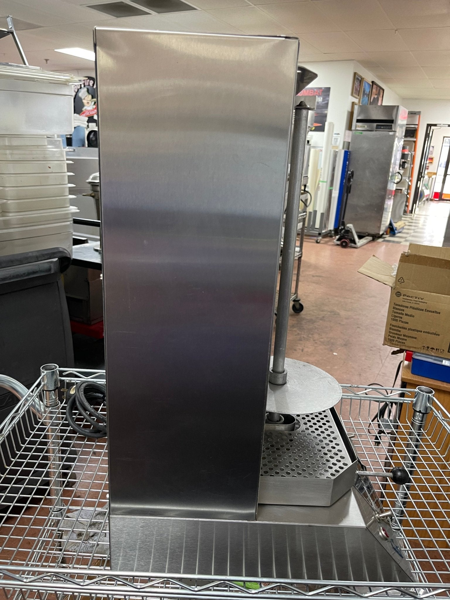 Used Kronomatic Junior Commercial Electric Gyro Broiler Cooker 110V 1400W - Falcon Restaurant Supply - 6