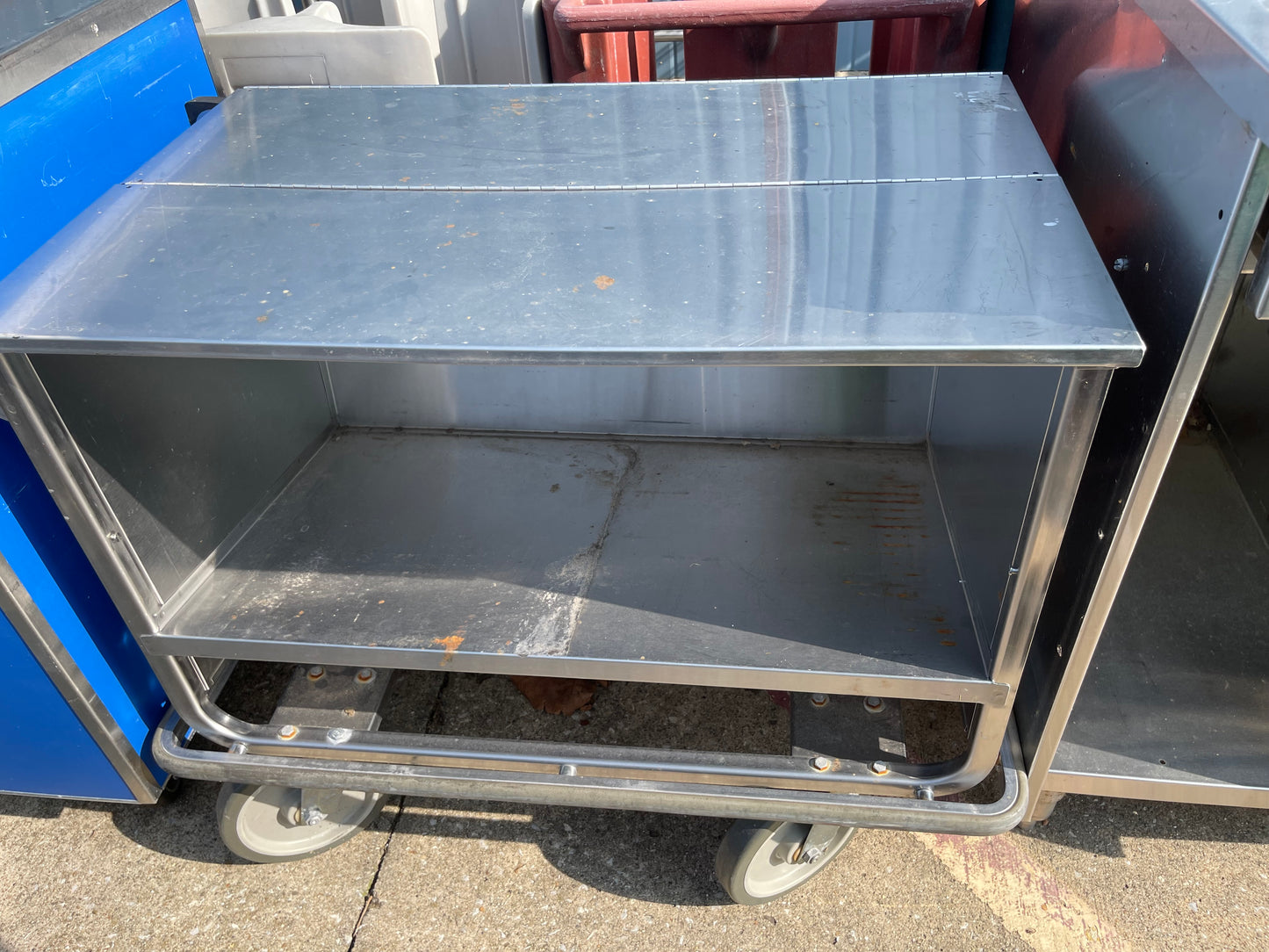 Used Stainless Steel Utility Cart - SS52