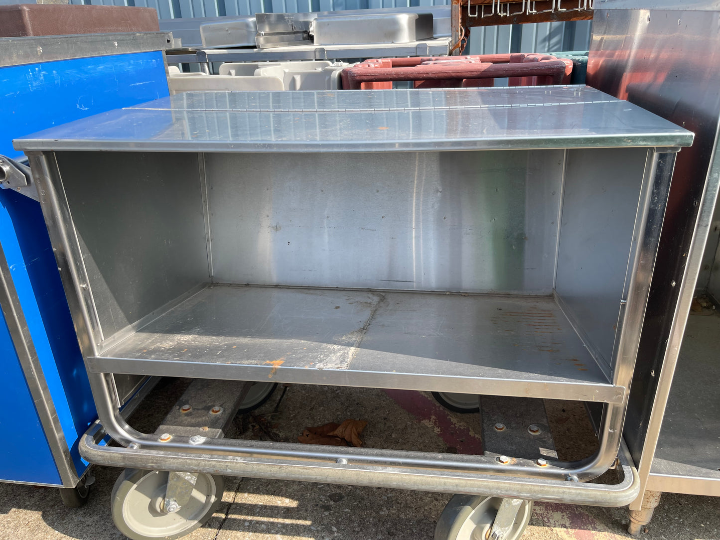 Used Stainless Steel Utility Cart - SS52