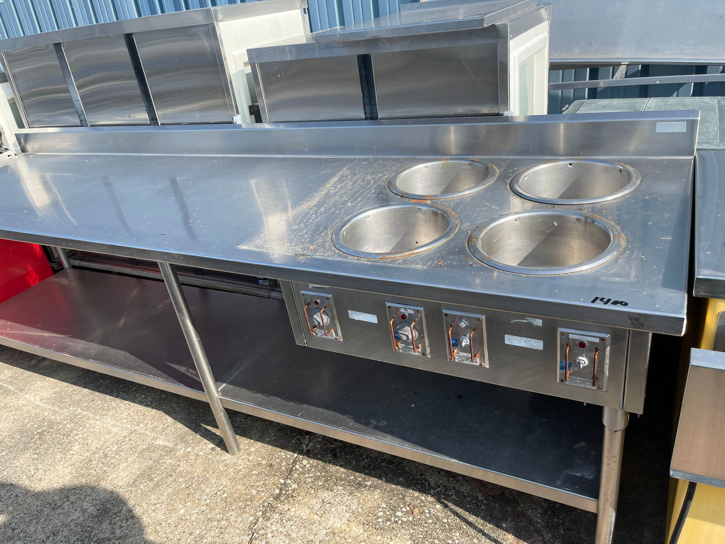 Used 116" Stainless Steel Table - SS56