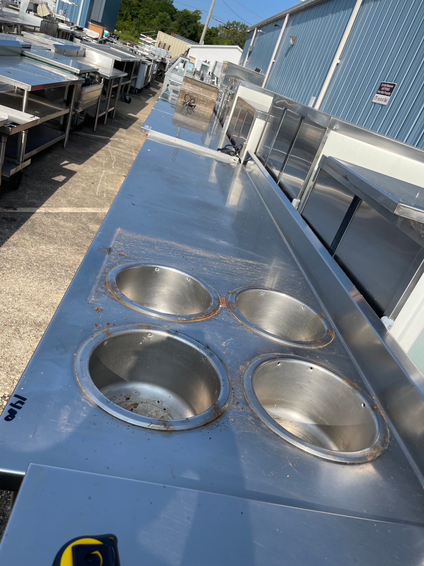 Used 116" Stainless Steel Table - SS56