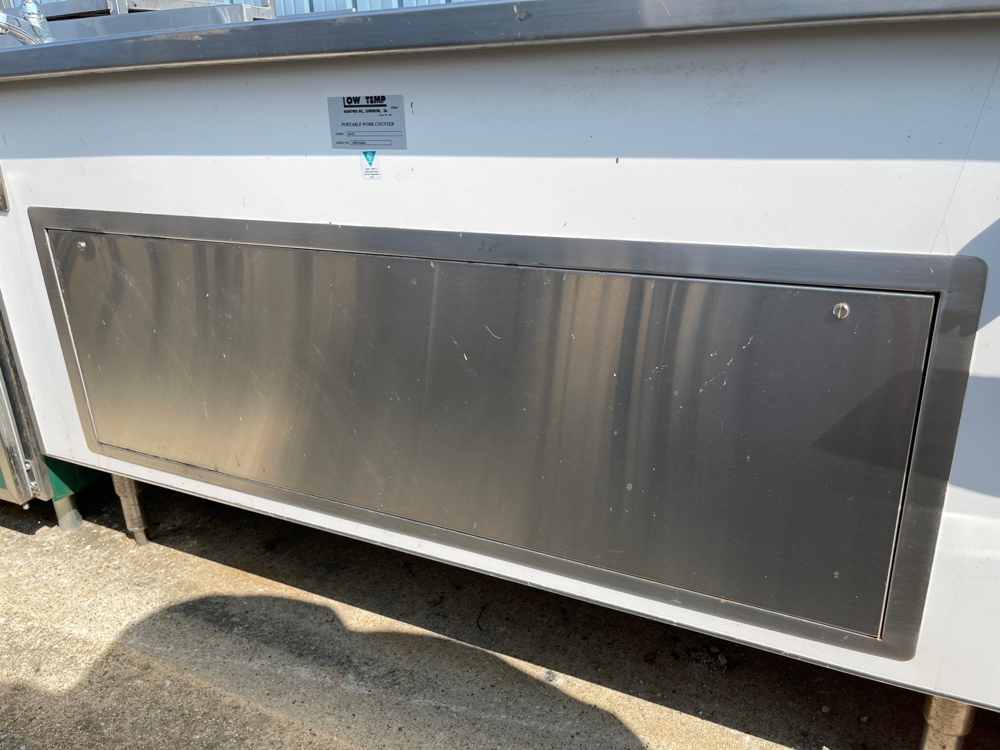 Used 60" Low Temp Stainless Steel Work Table - SS58 - Falcon Restaurant Supply - 2