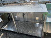 Used 72" Stainless Steel Table - SS71 - Falcon Restaurant Supply - 1