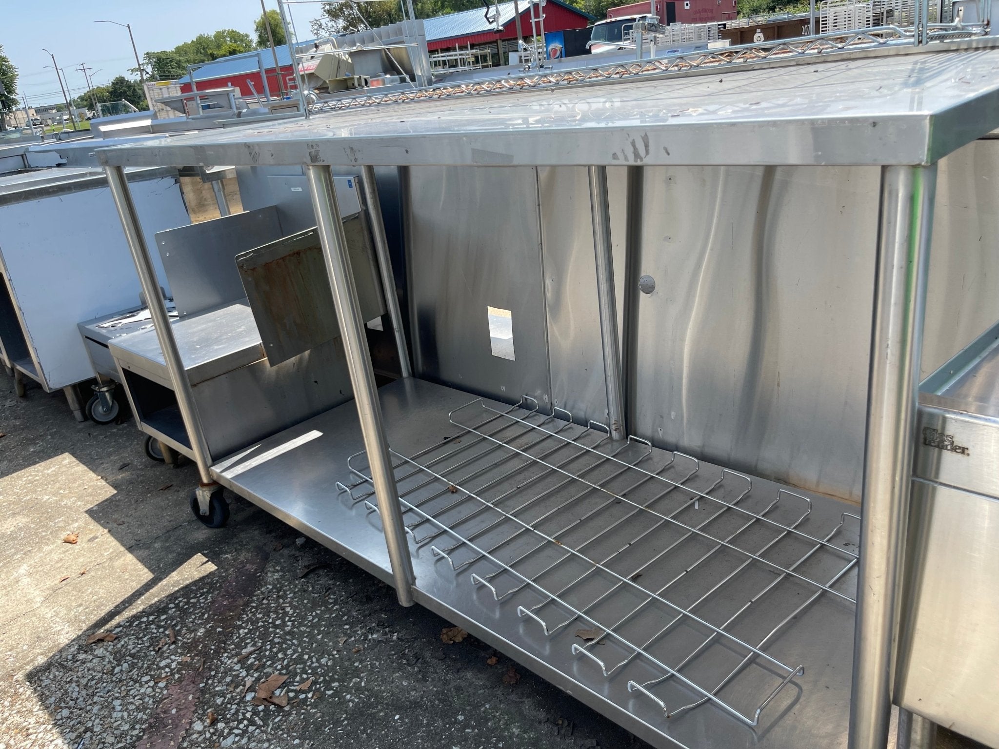 Used 72" Stainless Steel Table - SS71 - Falcon Restaurant Supply - 2