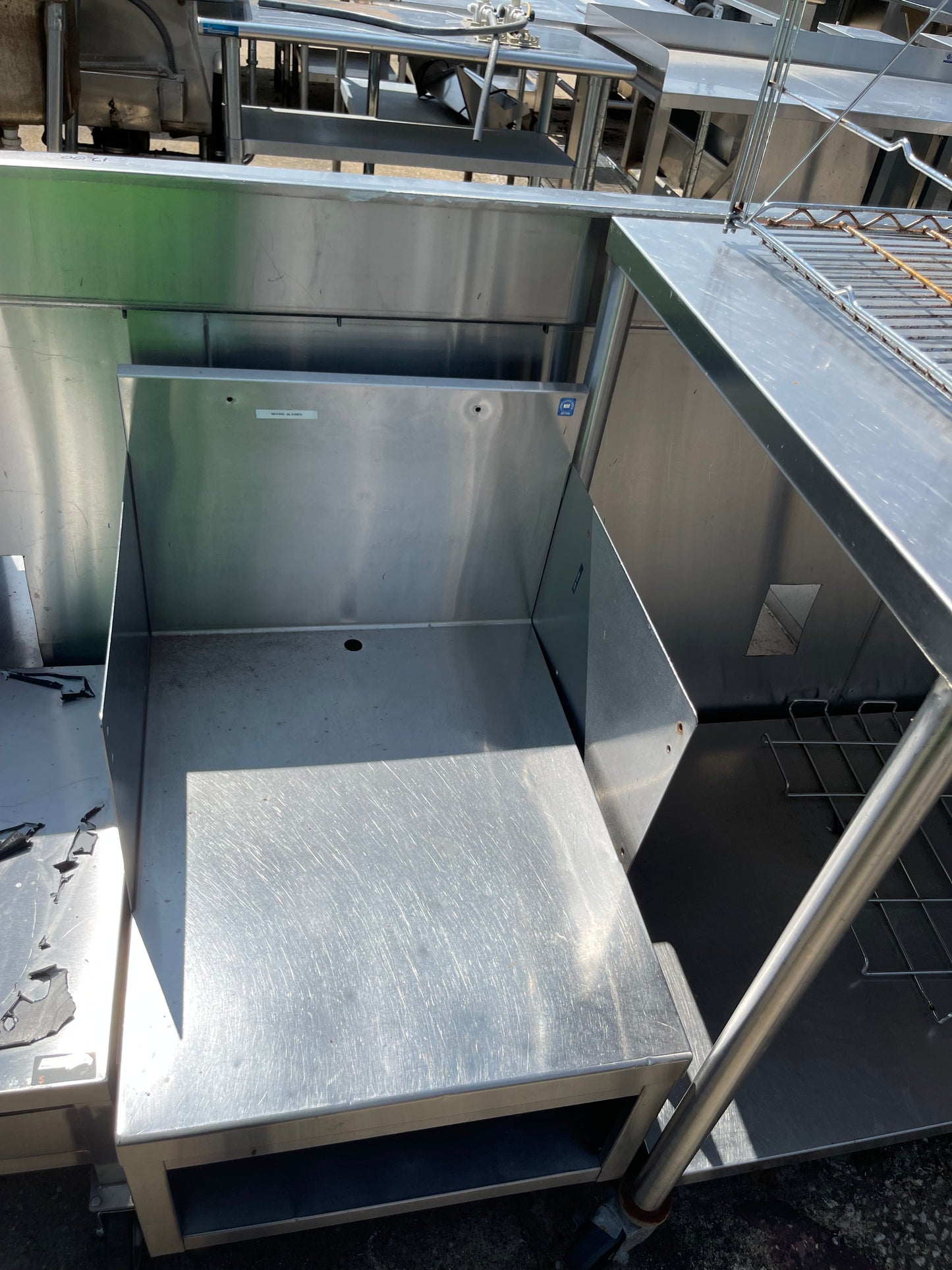 Used Stainless Steel Equipment Stand - SS72