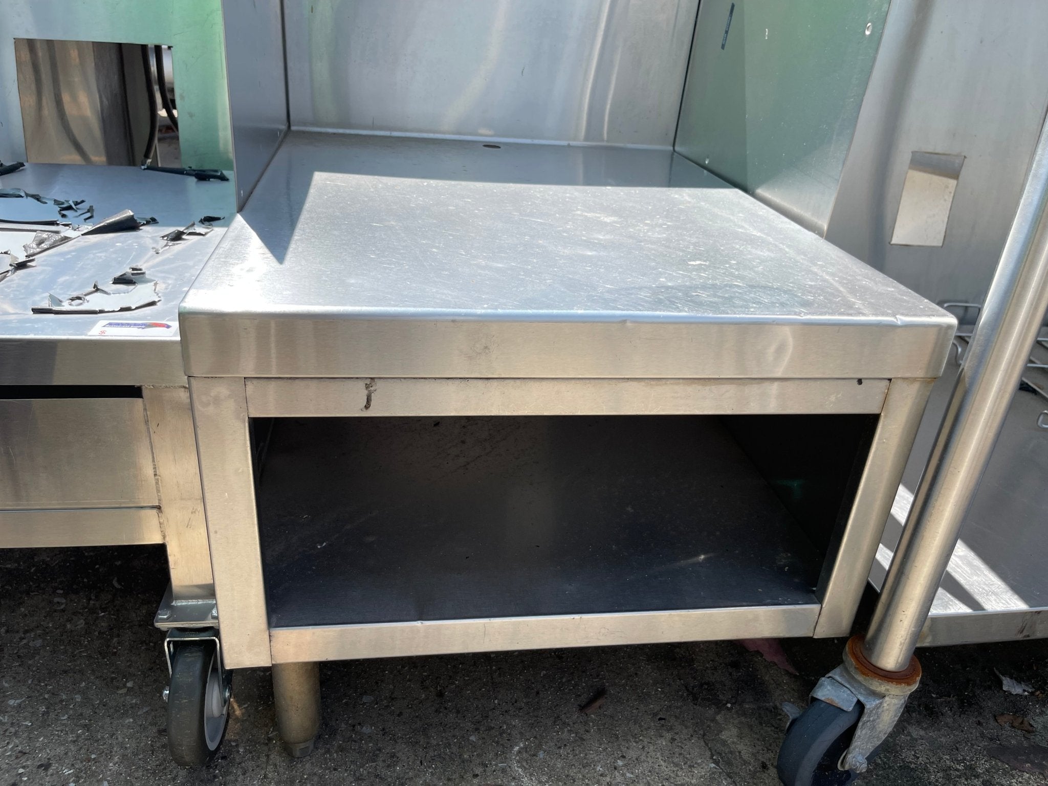 Used Stainless Steel Equipment Stand - SS72 - Falcon Restaurant Supply - 2