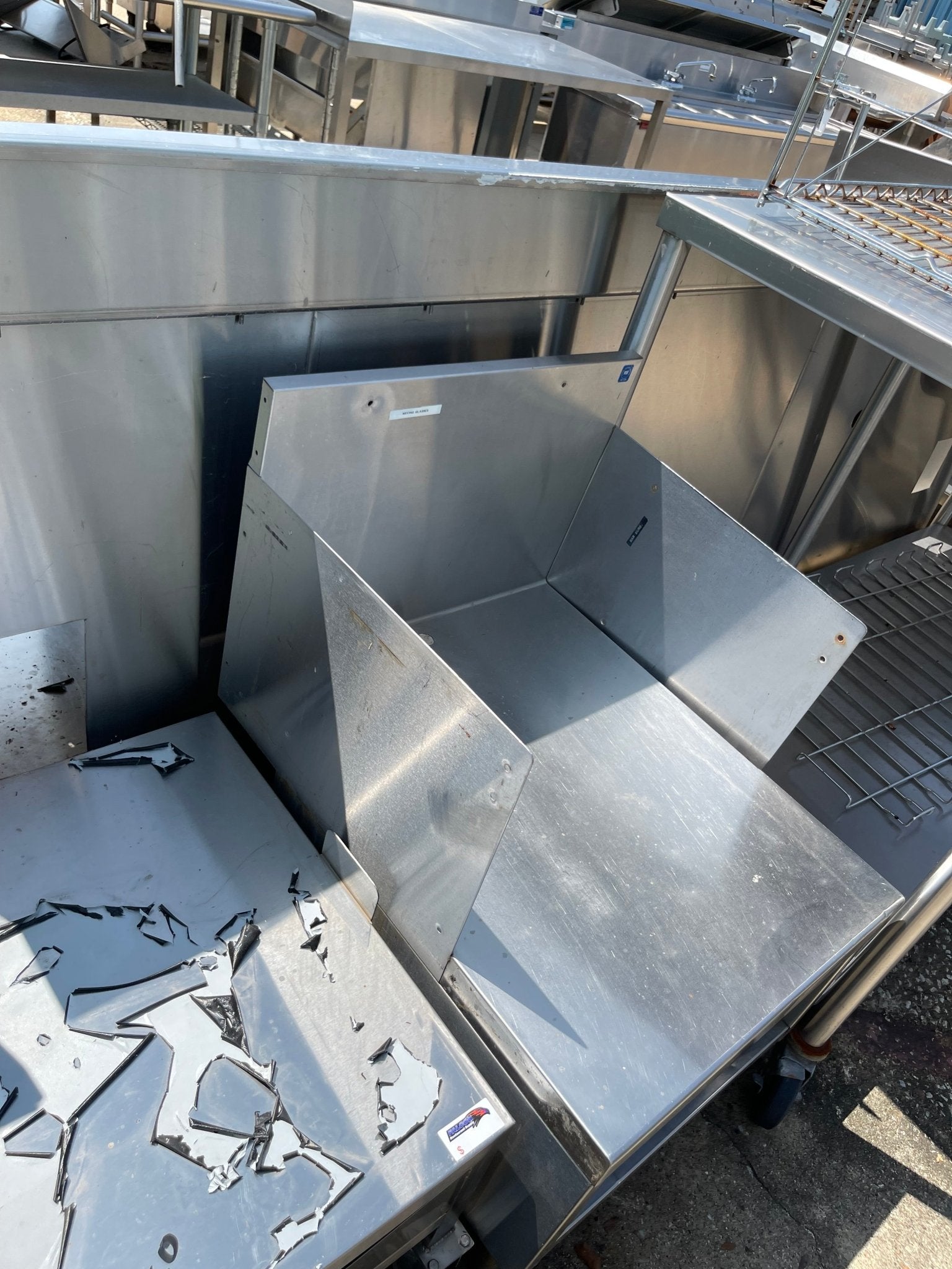 Used Stainless Steel Equipment Stand - SS72 - Falcon Restaurant Supply - 3