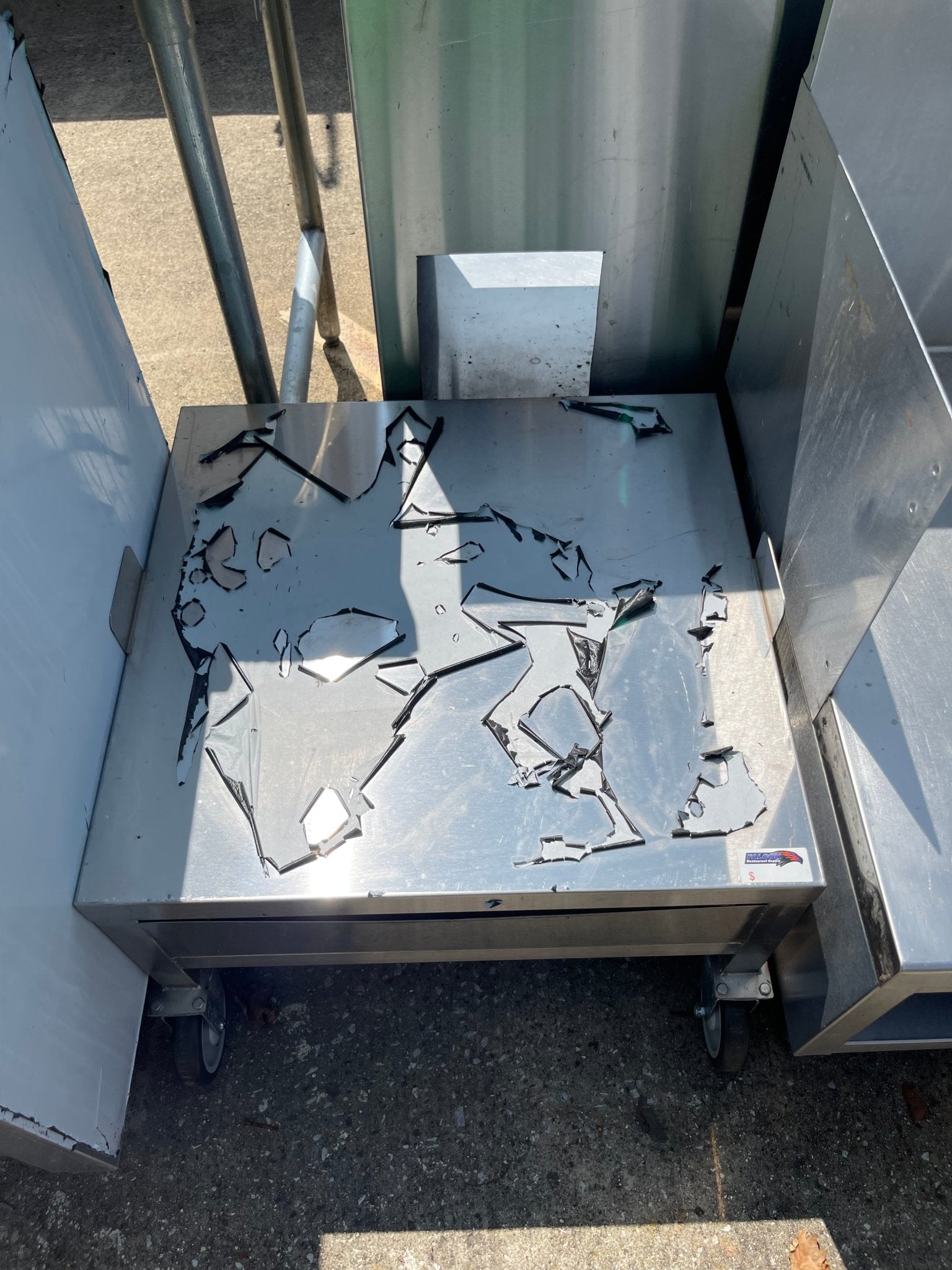 Used Stainless Steel Equipment Stand - SS73 - Falcon Restaurant Supply - 1