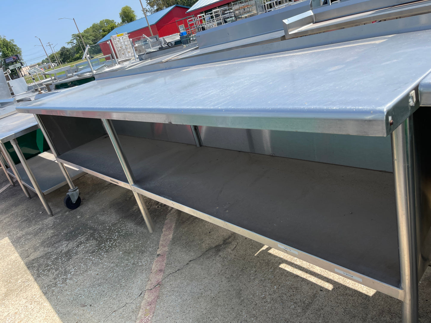 Used 120" Stainless Steel Table - SS75