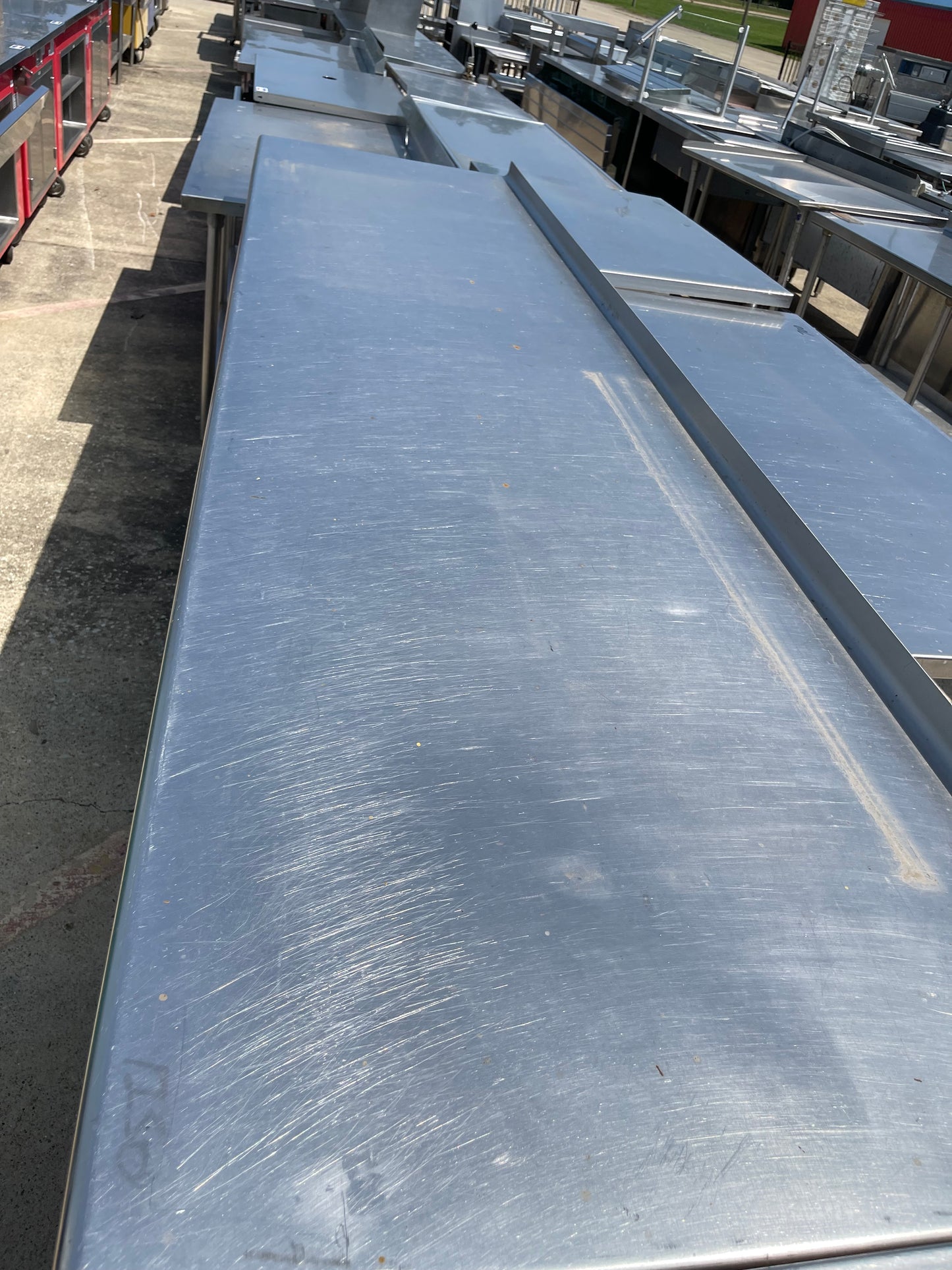 Used 120" Stainless Steel Table - SS75