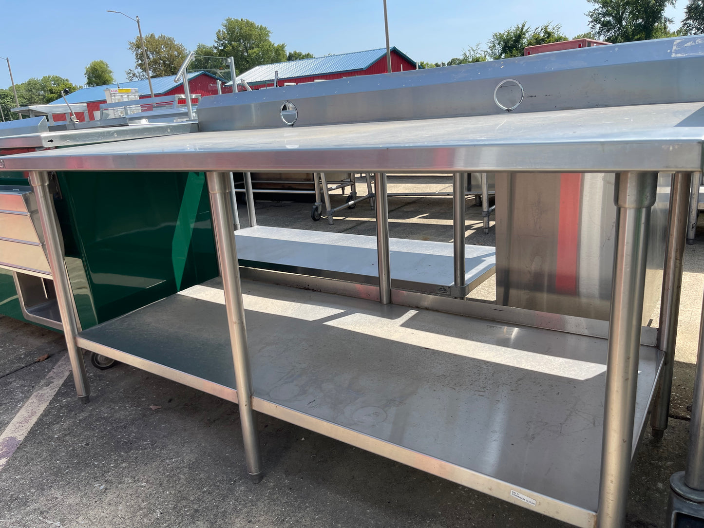 Used 72" Stainless Steel Table - SS76